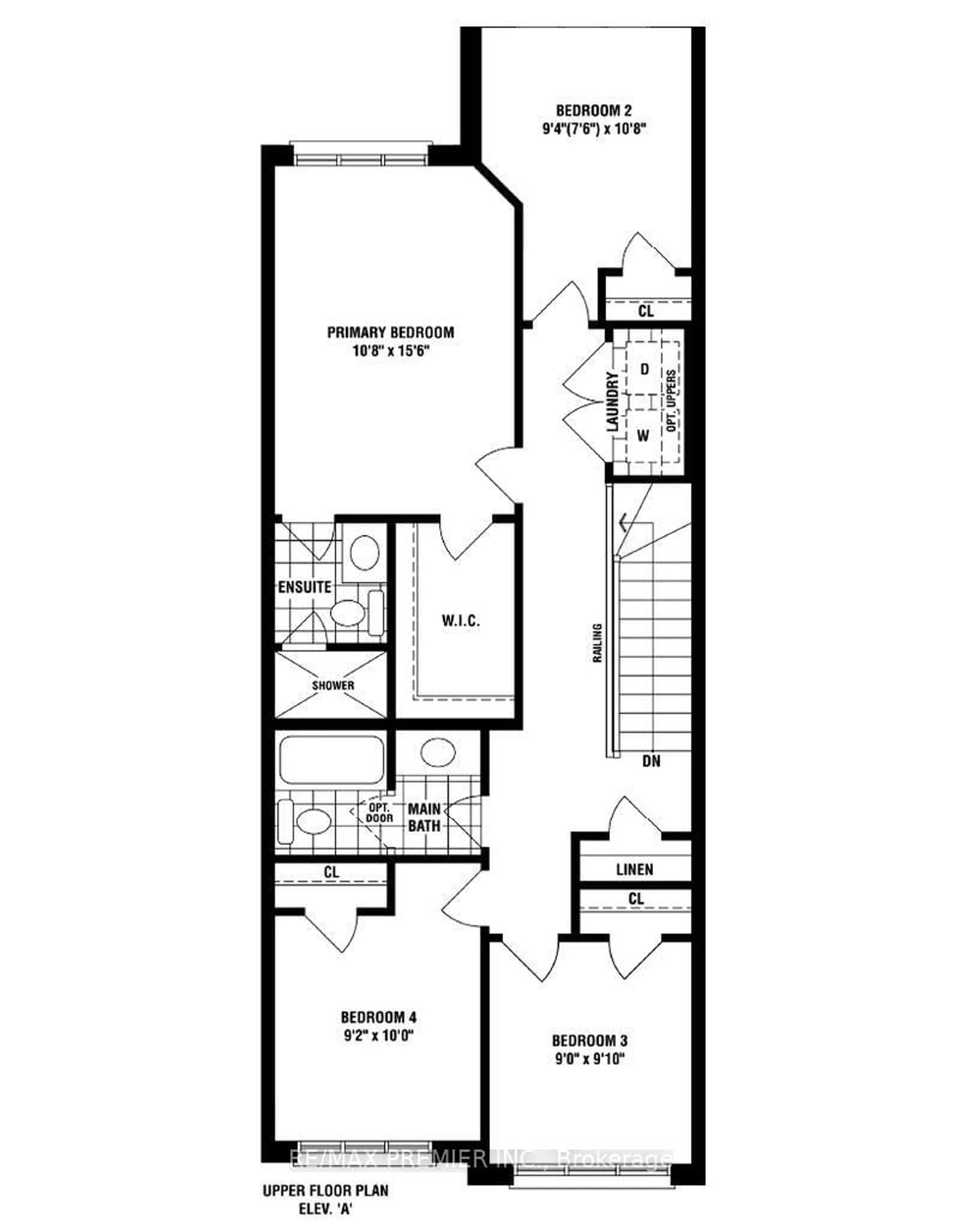 Floor plan for 1222 Elizabeth Mackenzie Dr, Pickering Ontario L1X 0S3