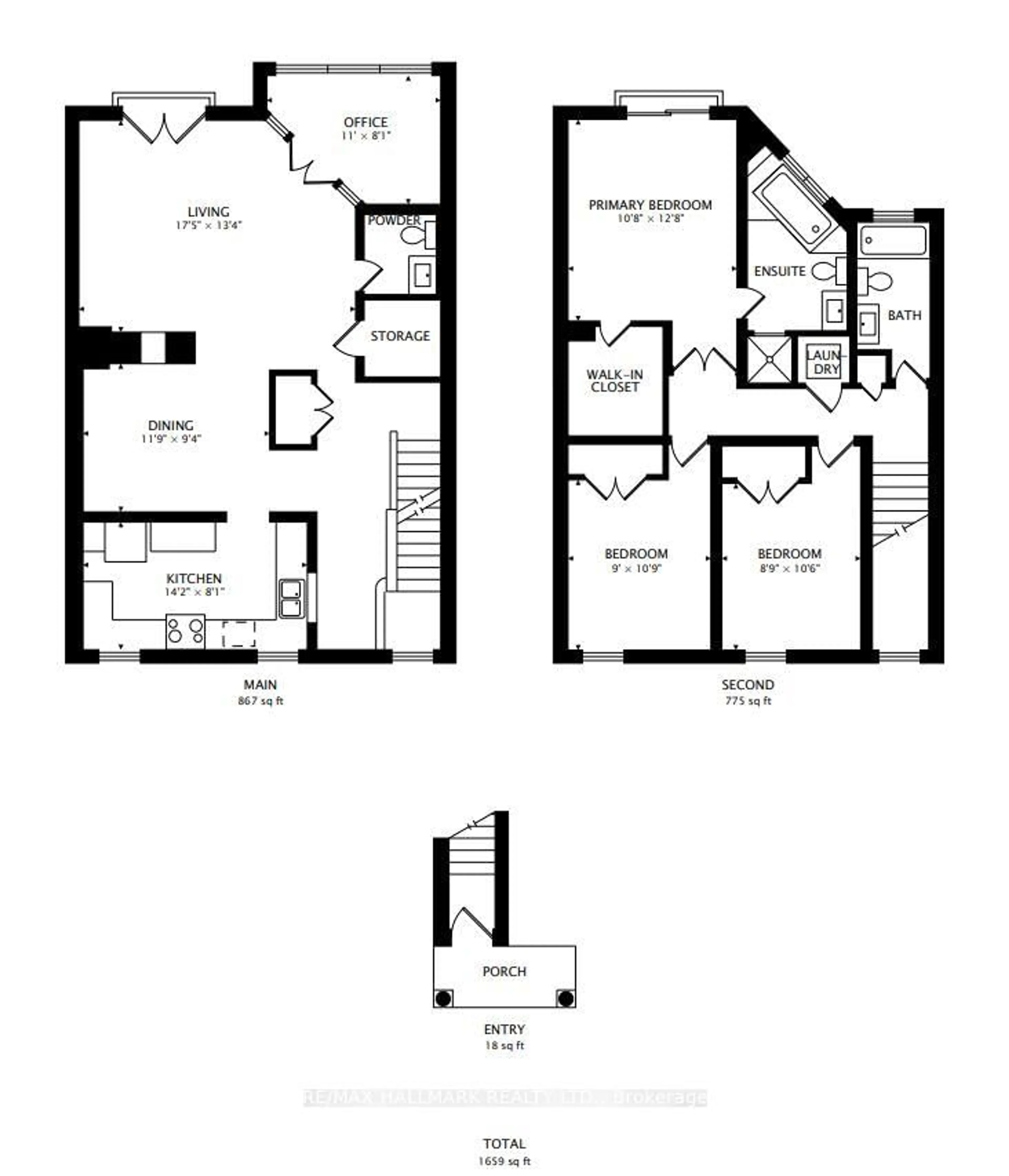 Floor plan for 1665 Nash Rd #E11, Clarington Ontario L1E 1S8