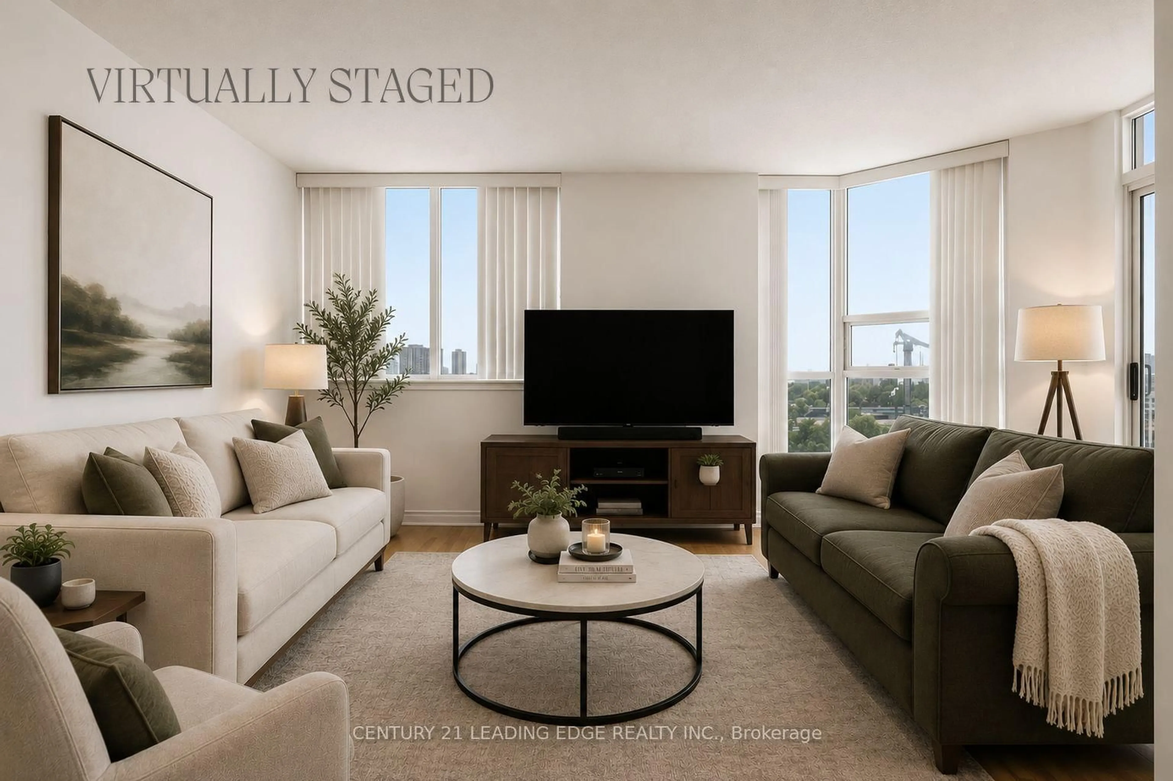Living room with furniture, unknown for 2466 Eglinton Ave ##804, Toronto Ontario M1K 5J8