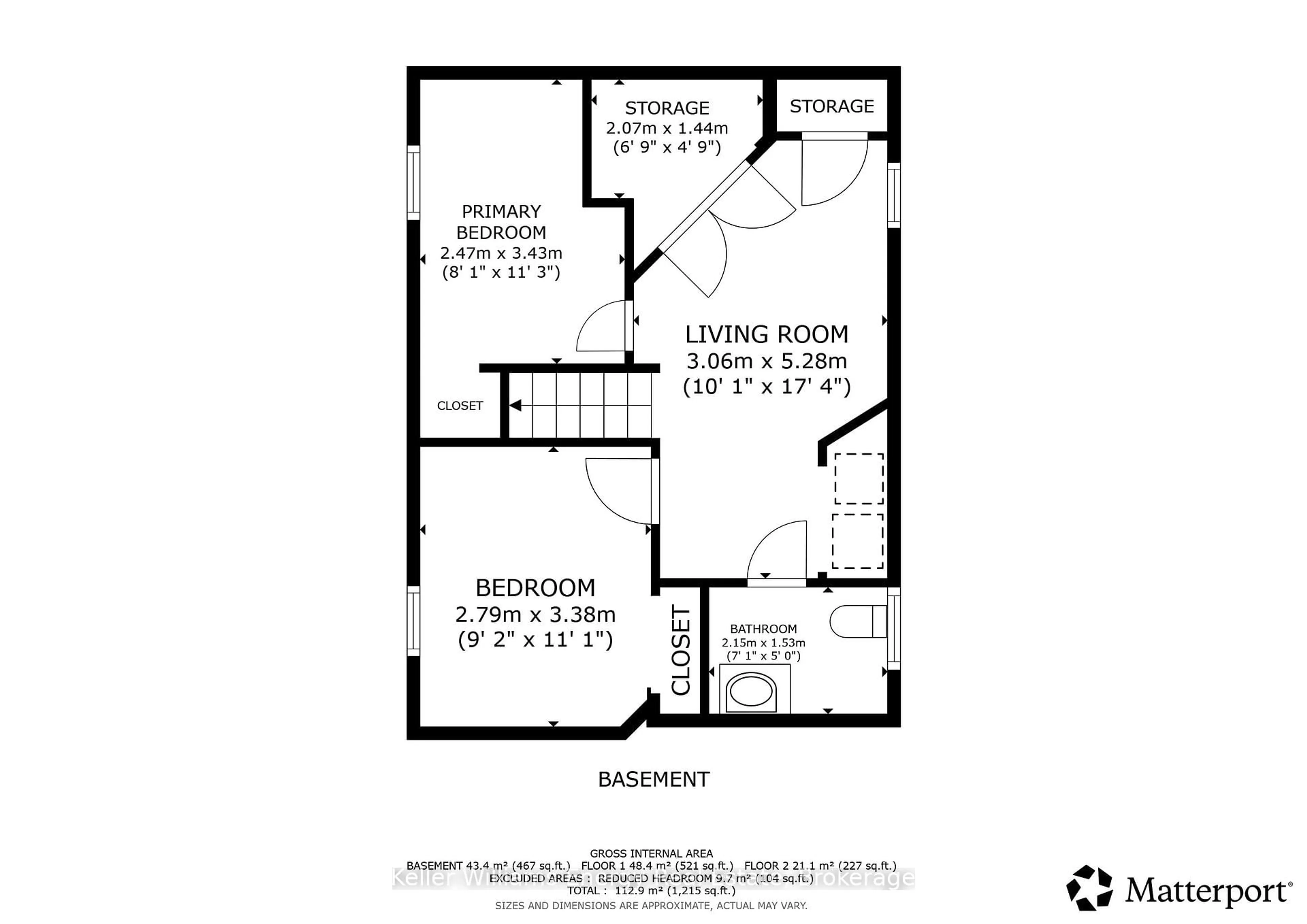 Floor plan for 266 Division St, Oshawa Ontario L1G 5M7