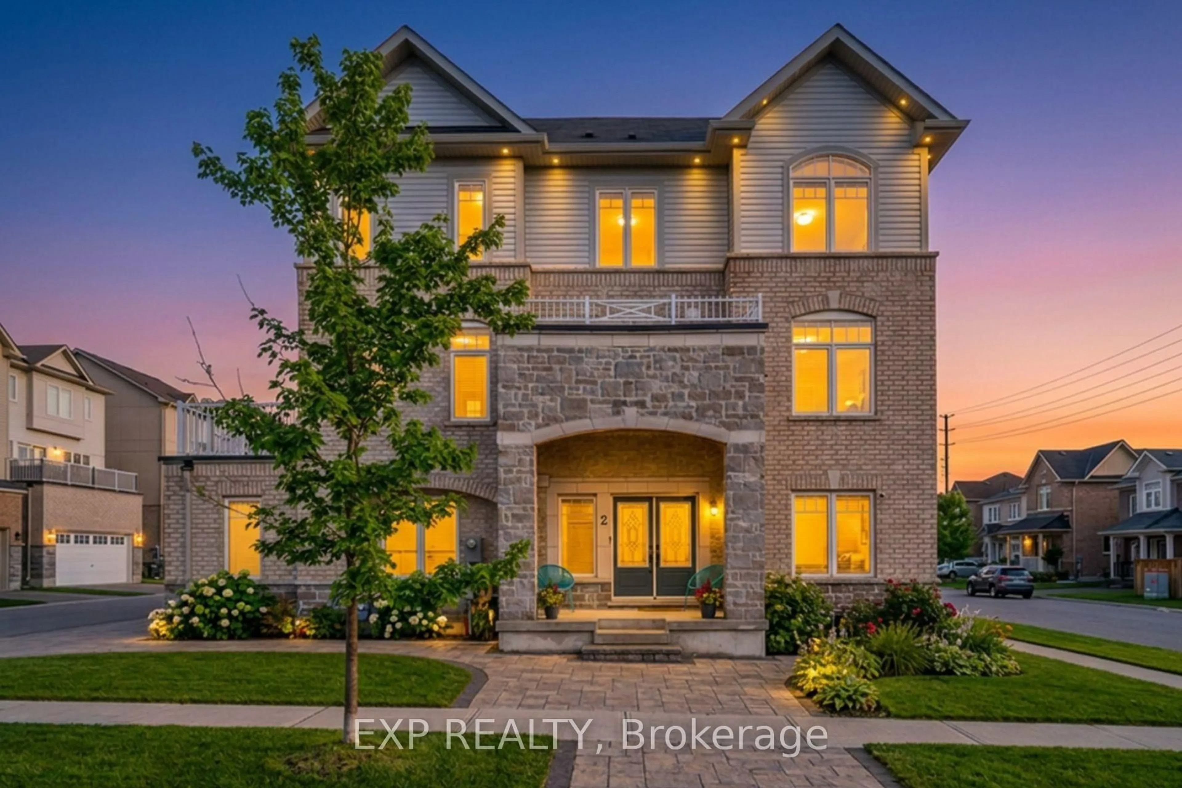 Home with brick exterior material, building for 2 Camilleri Rd, Ajax Ontario L1Z 0T2