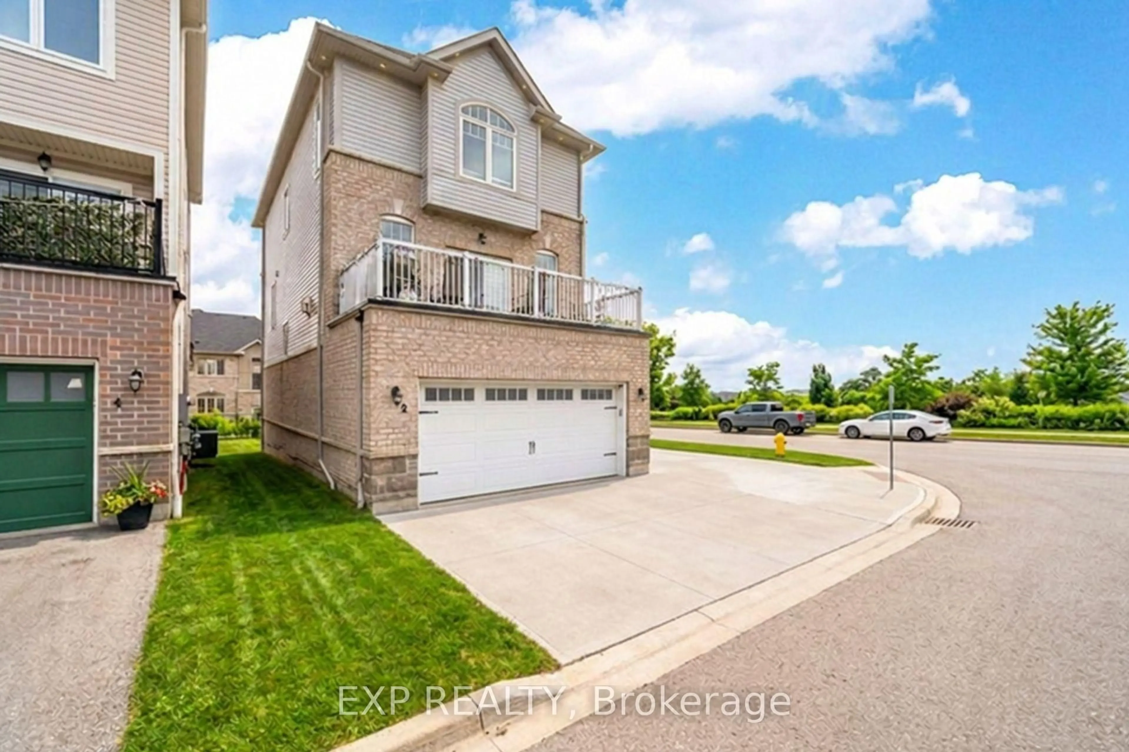 A pic from outside/outdoor area/front of a property/back of a property/a pic from drone, street for 2 Camilleri Rd, Ajax Ontario L1Z 0T2