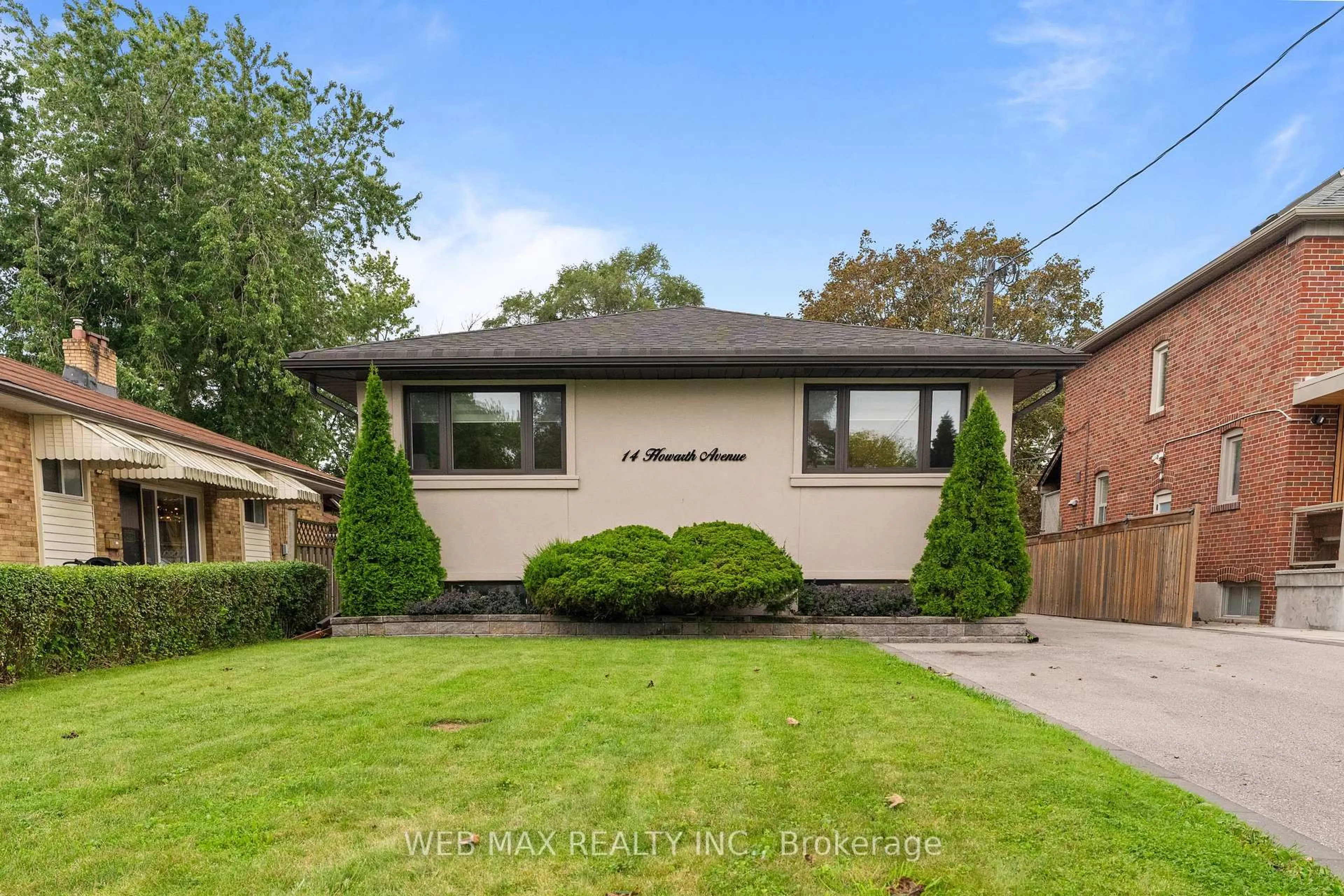 Home with brick exterior material, street for 14 Howarth Ave, Toronto Ontario M1R 1H4