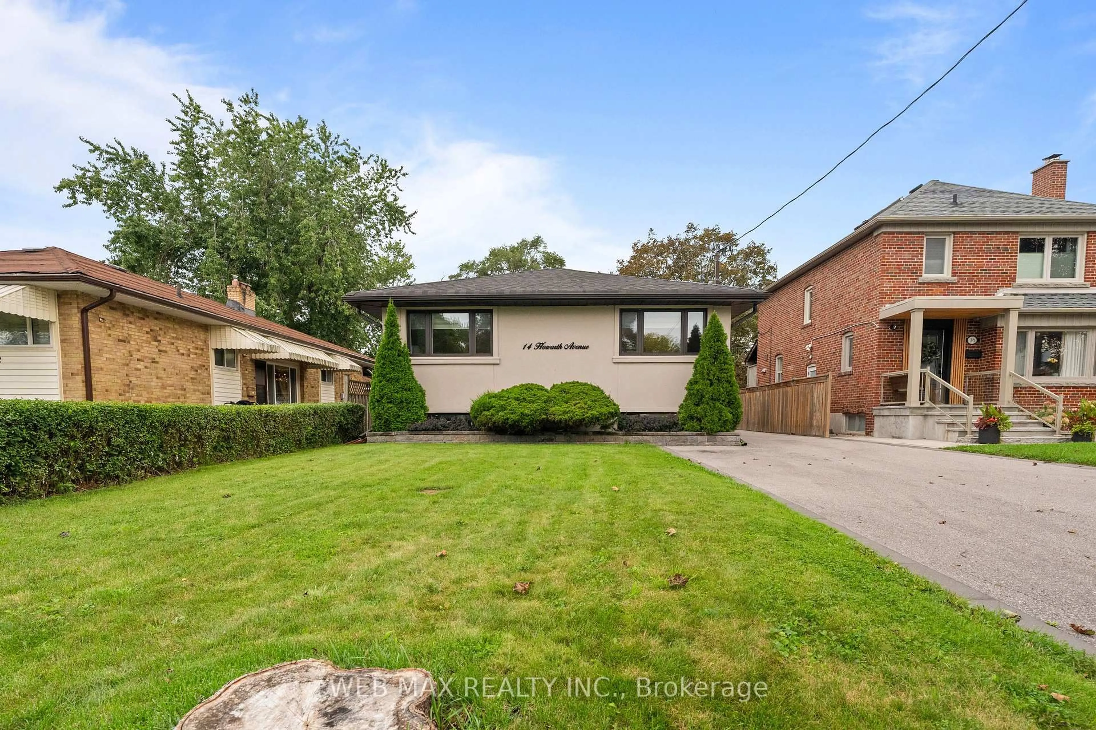 Home with brick exterior material, street for 14 Howarth Ave, Toronto Ontario M1R 1H4