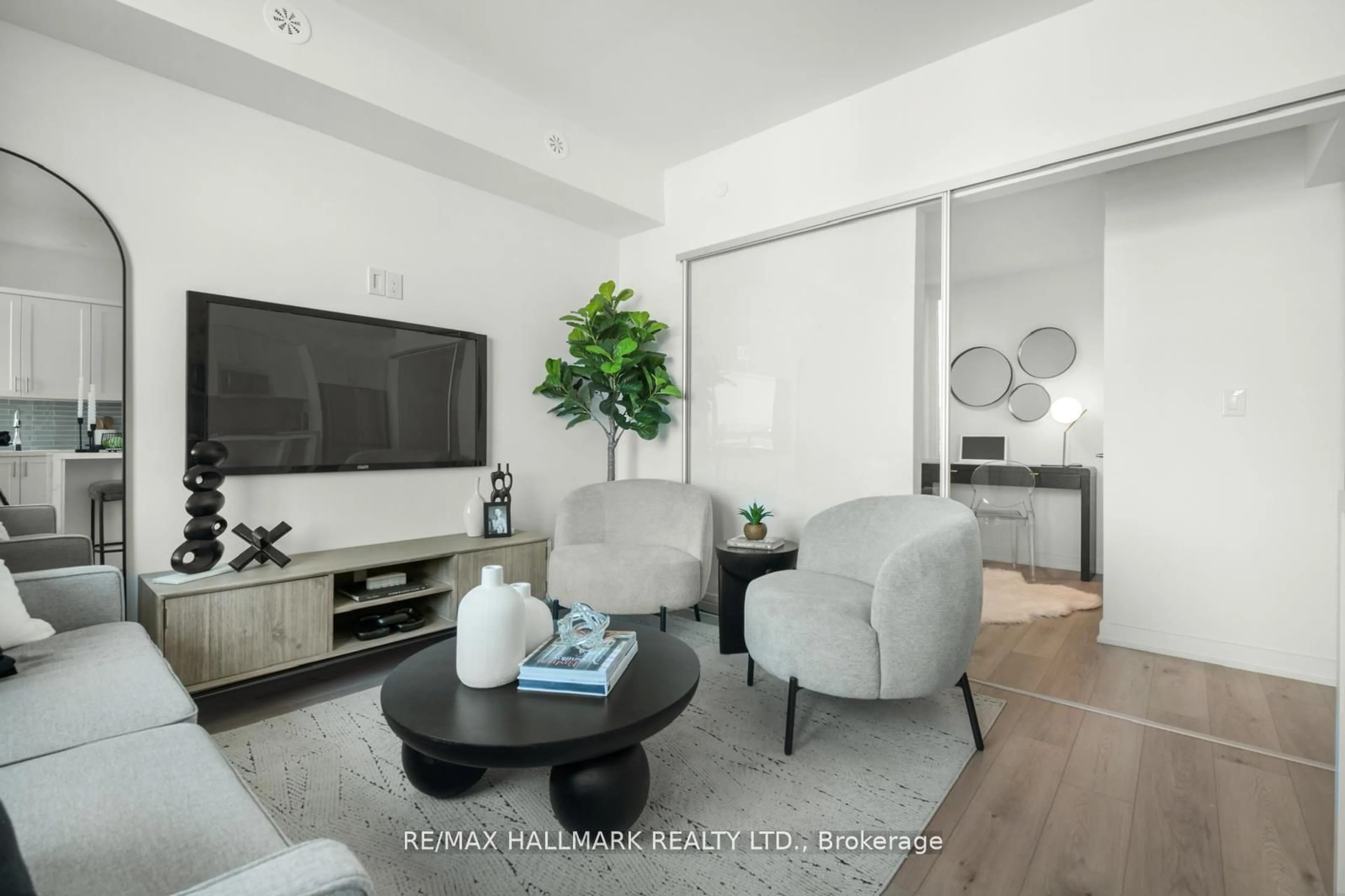 Living room with furniture, unknown for 1499 O'Connor Dr #2, Toronto Ontario M4B 2V5