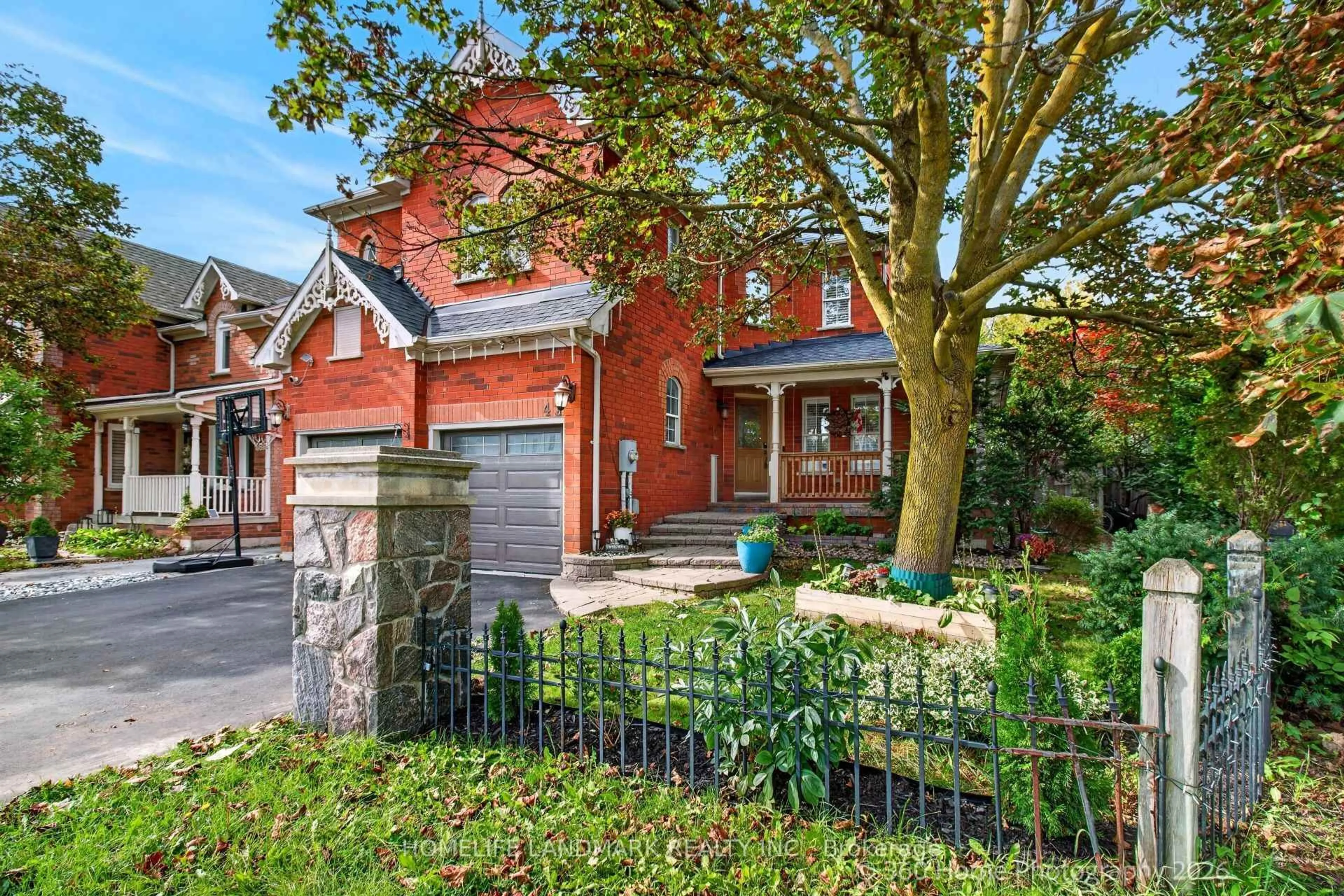Home with brick exterior material, street for 42 Blackfriar Ave, Whitby Ontario L1M 1E4