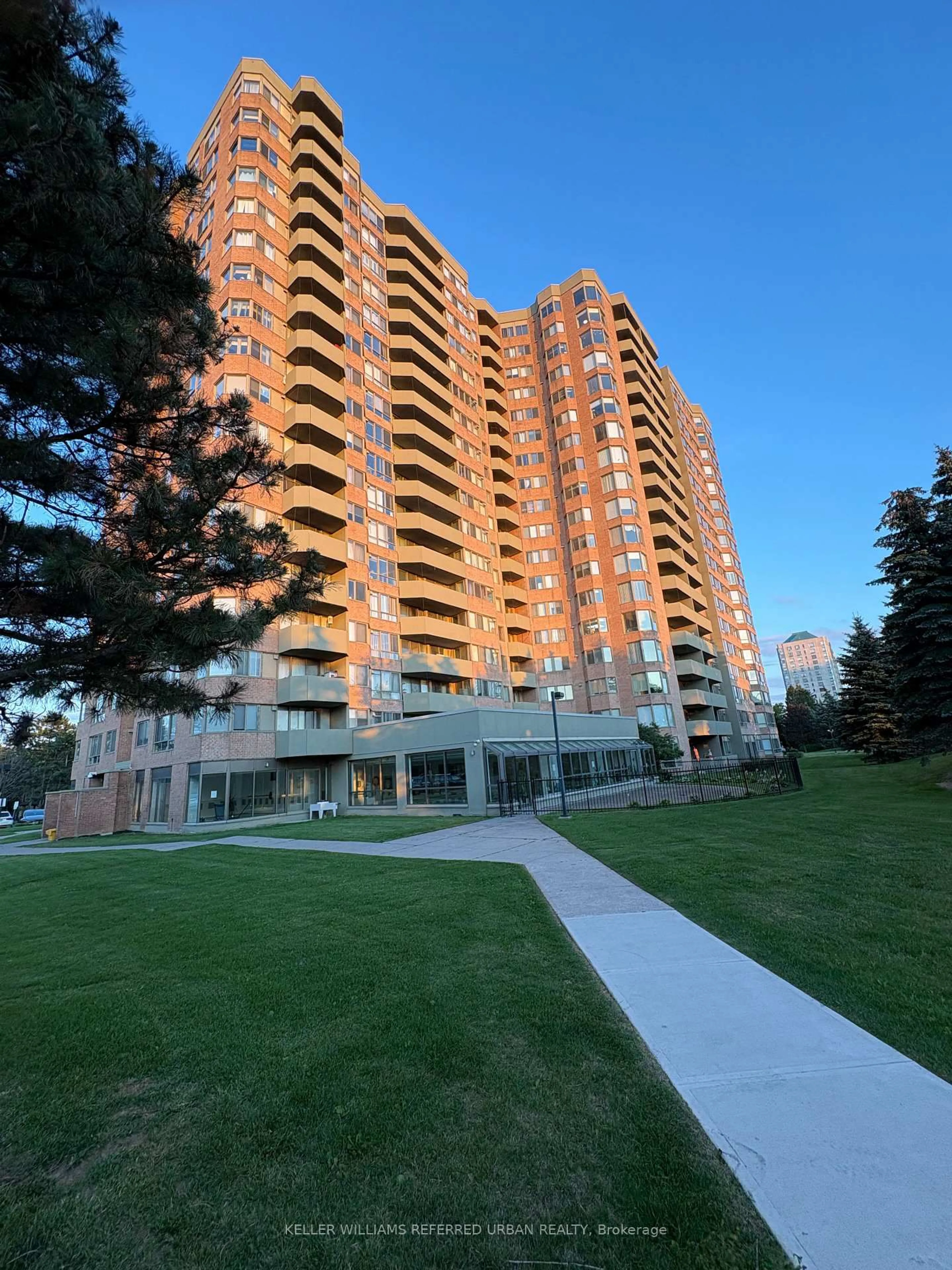 A pic from outside/outdoor area/front of a property/back of a property/a pic from drone, unknown for 30 Thunder Grve #708, Toronto Ontario M1V 4A3
