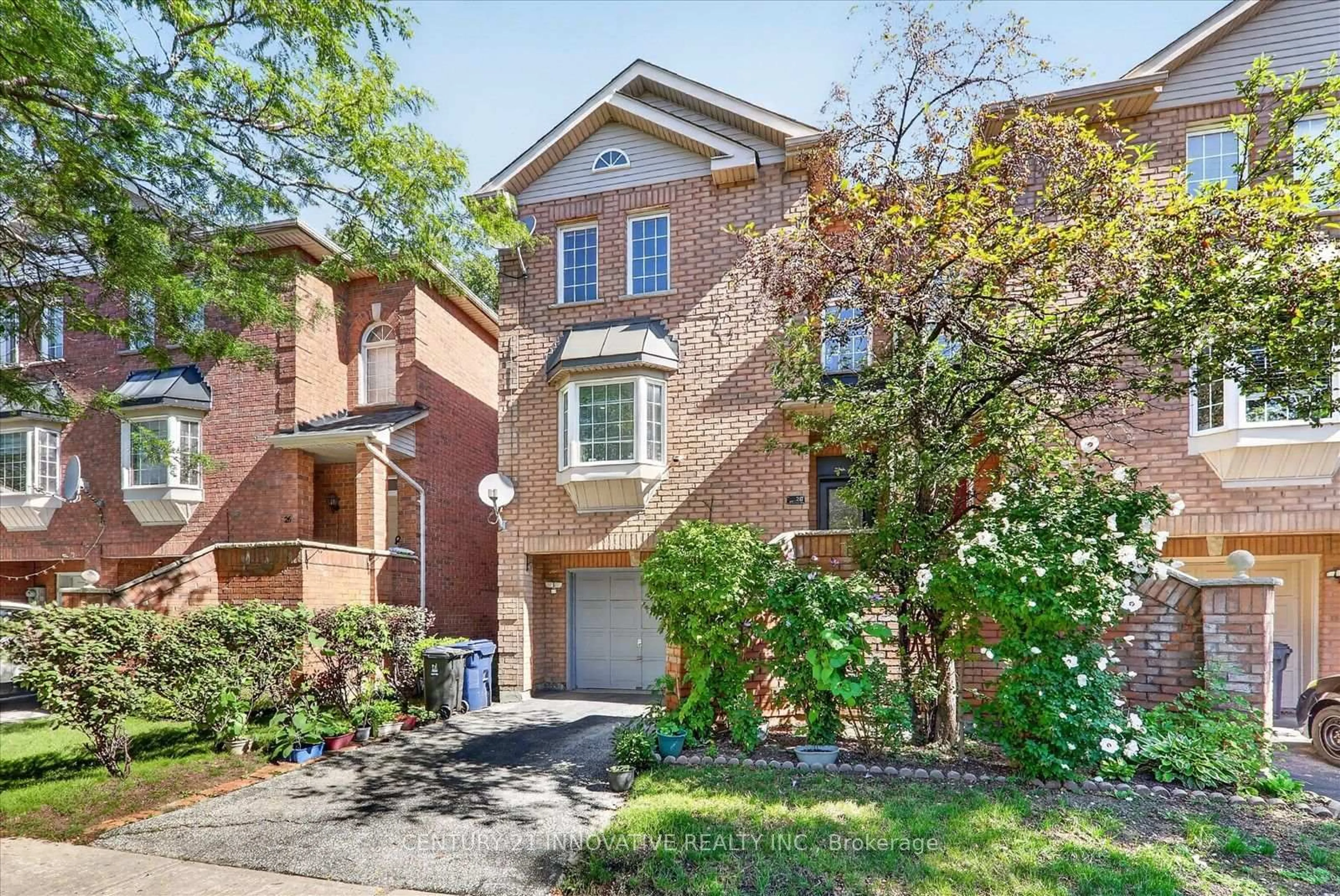 Home with brick exterior material, street for 28 Eli Shackleton Crt, Toronto Ontario M1E 5K3