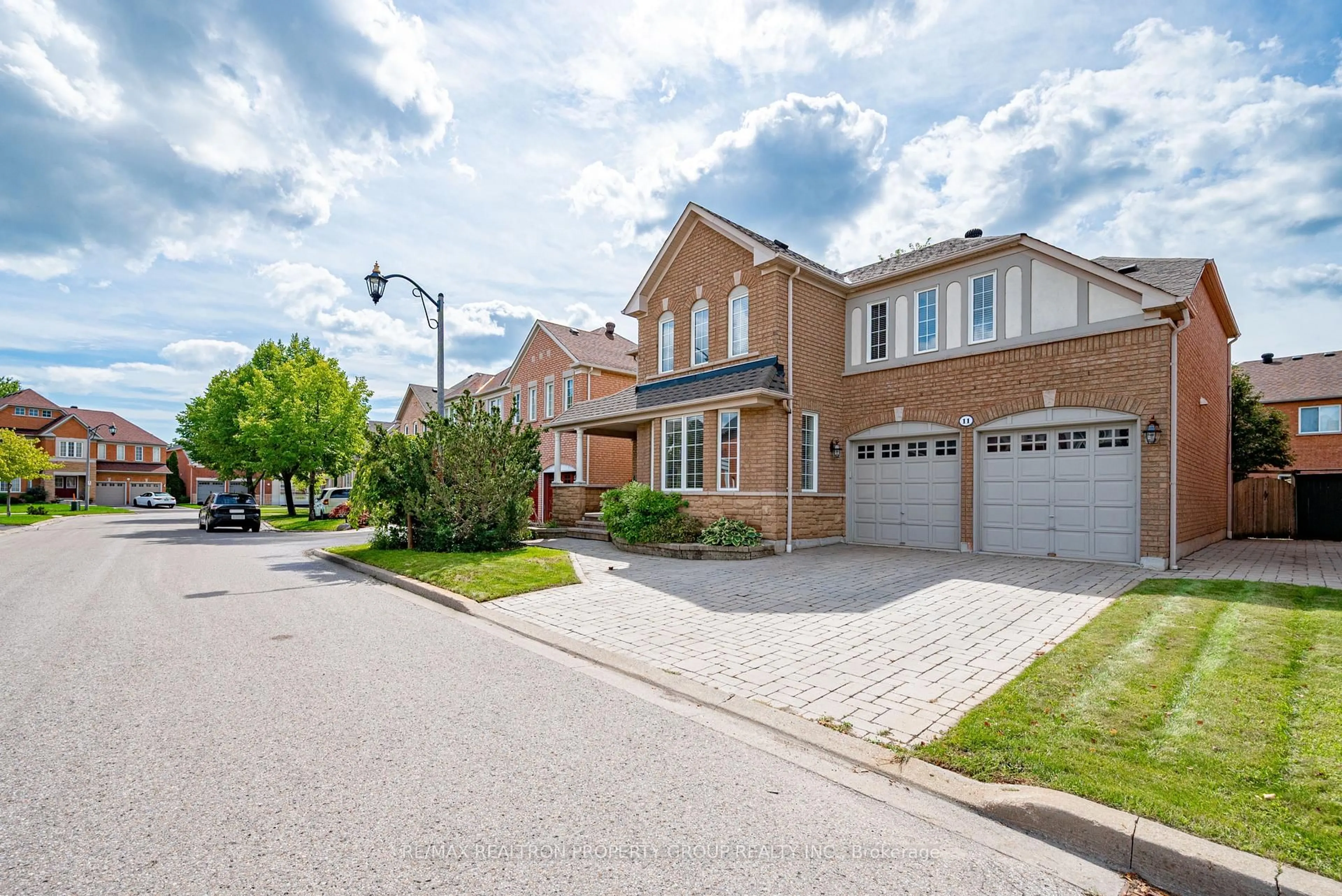 Home with brick exterior material, street for 11 Montebello Cres, Ajax Ontario L1T 4M8