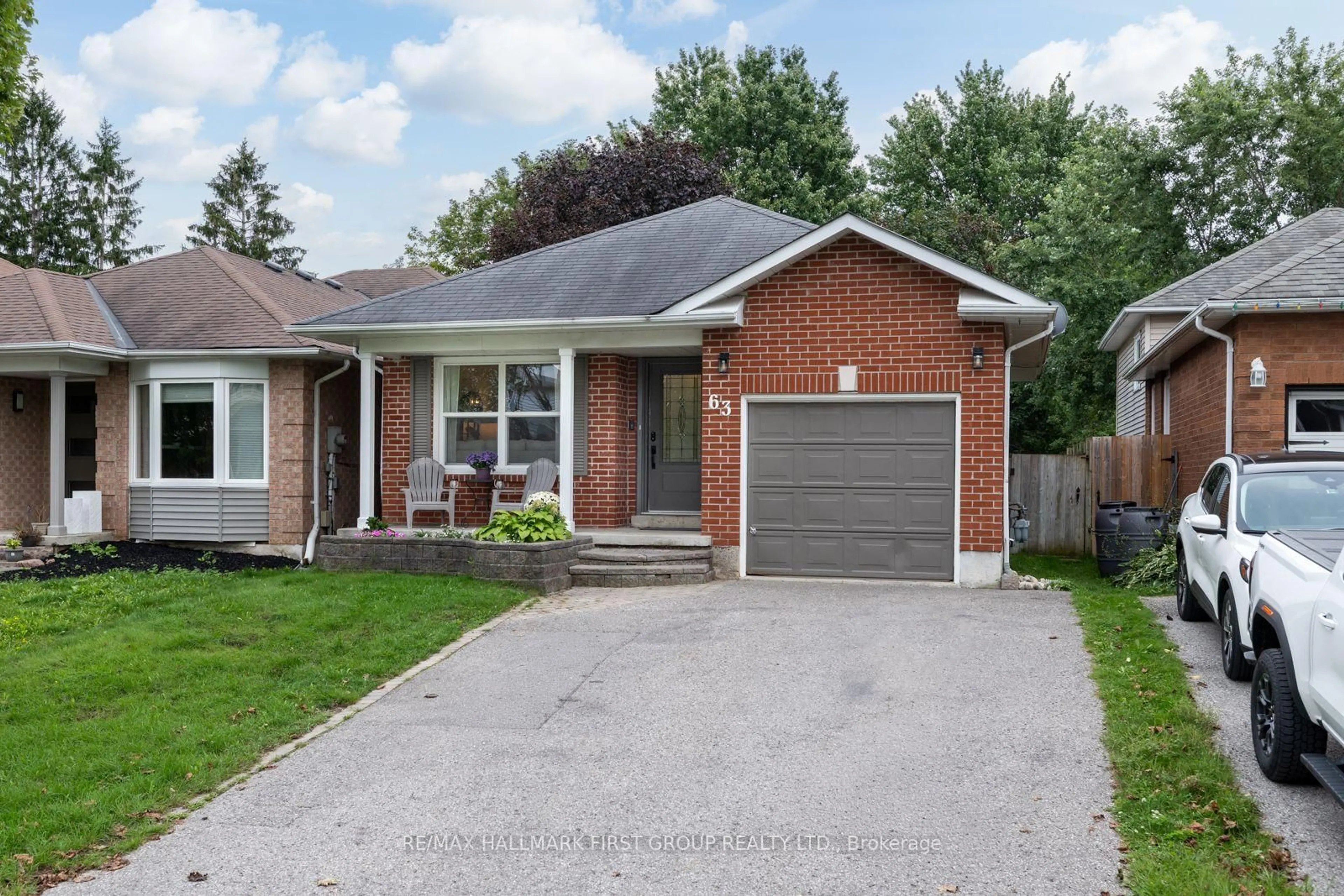 Home with brick exterior material, street for 63 Hart Blvd, Clarington Ontario L1B 1E4