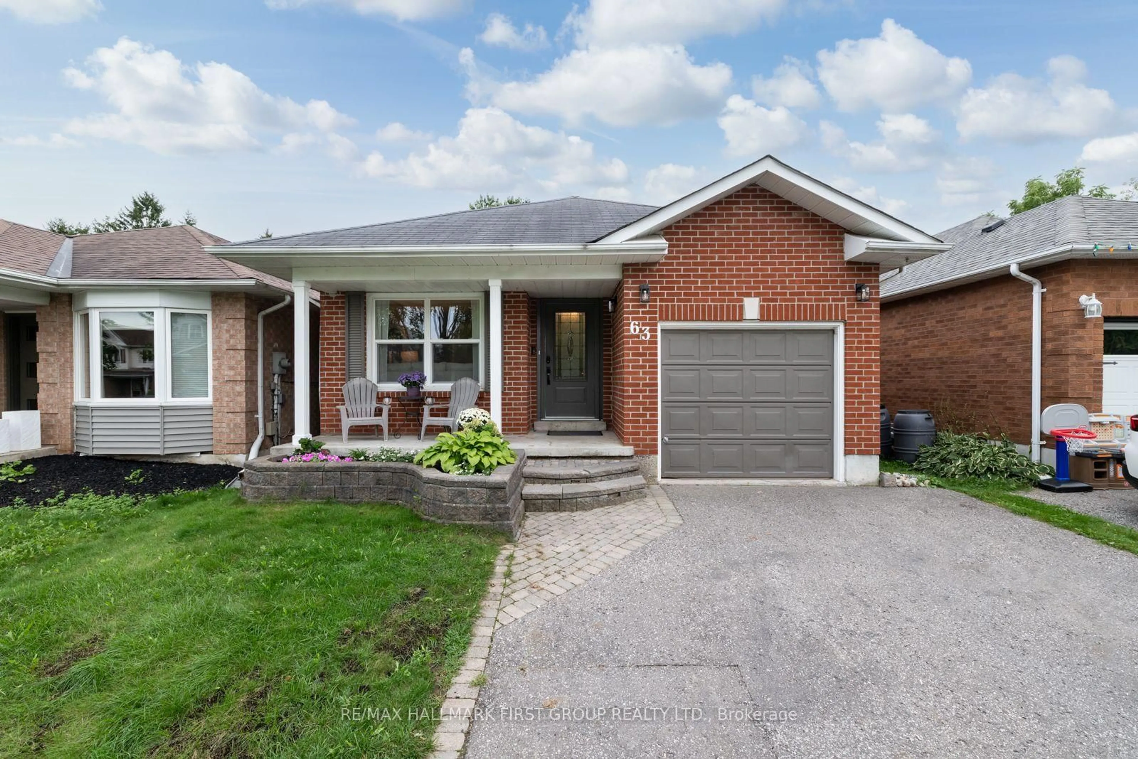 Home with brick exterior material, street for 63 Hart Blvd, Clarington Ontario L1B 1E4