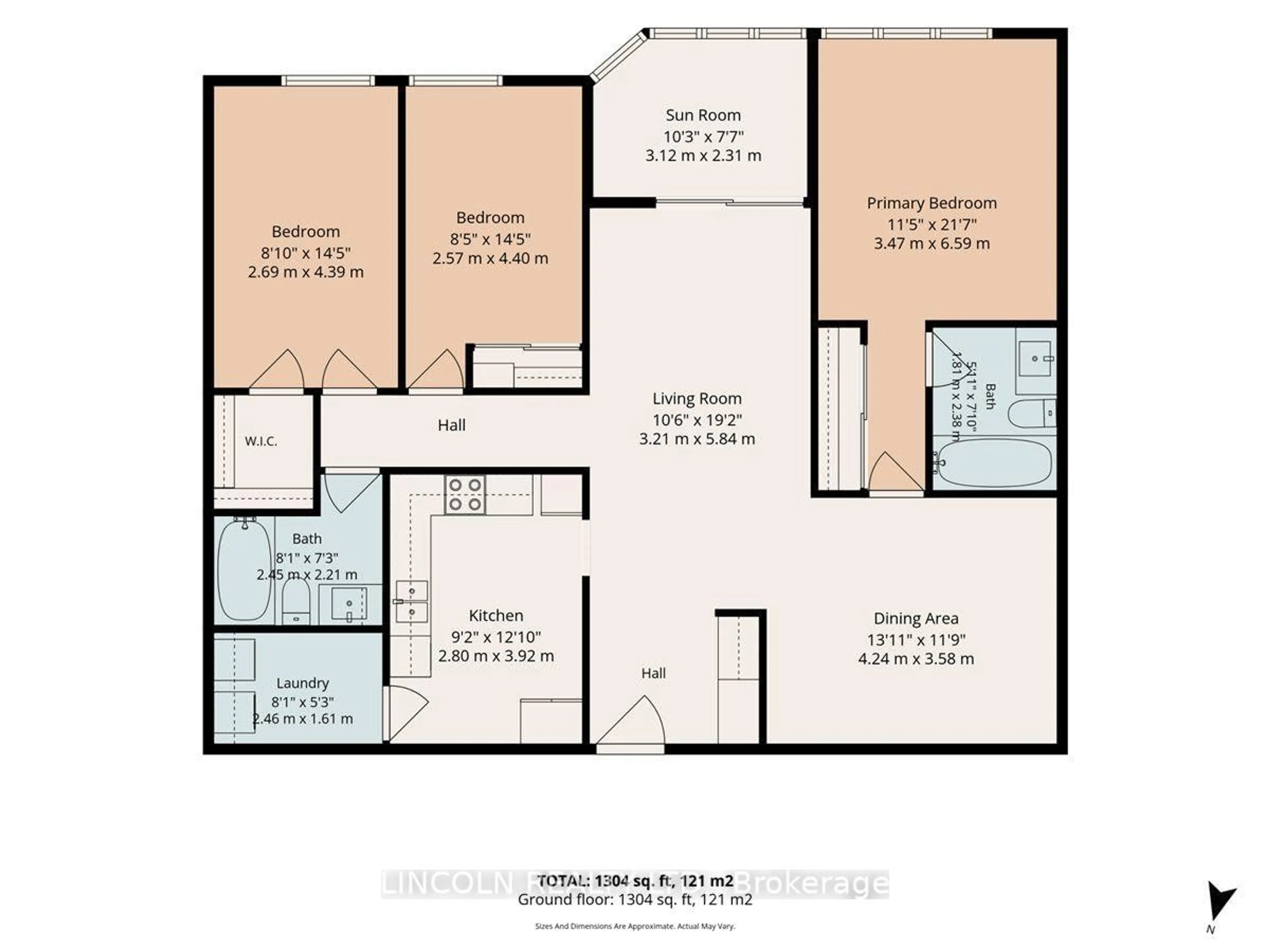 Floor plan for 55 Bamburgh Circ #PH-09, Toronto Ontario M1W 3V4