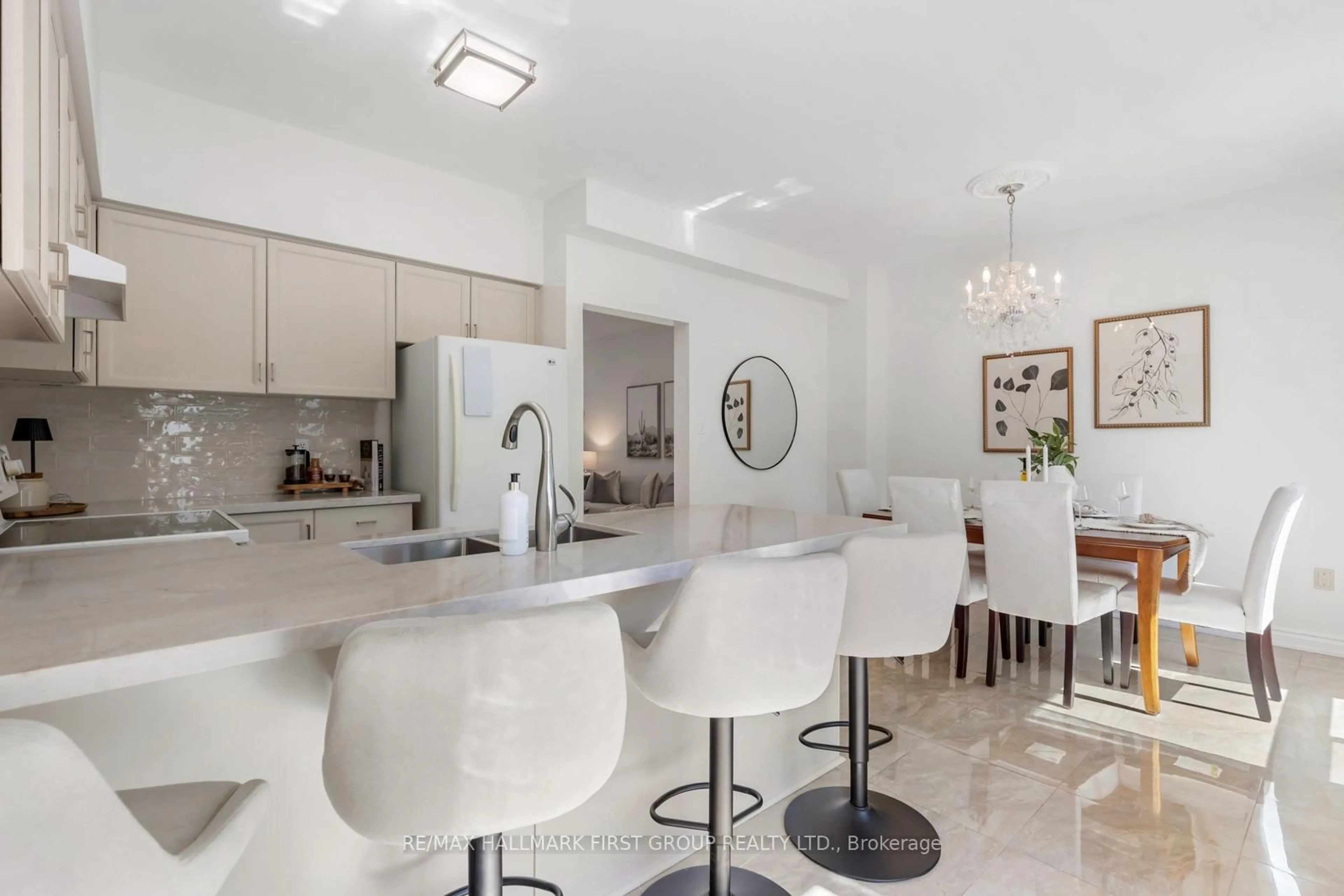 Contemporary kitchen, ceramic/tile floor for 39 Bach Ave, Whitby Ontario L1R 2L1