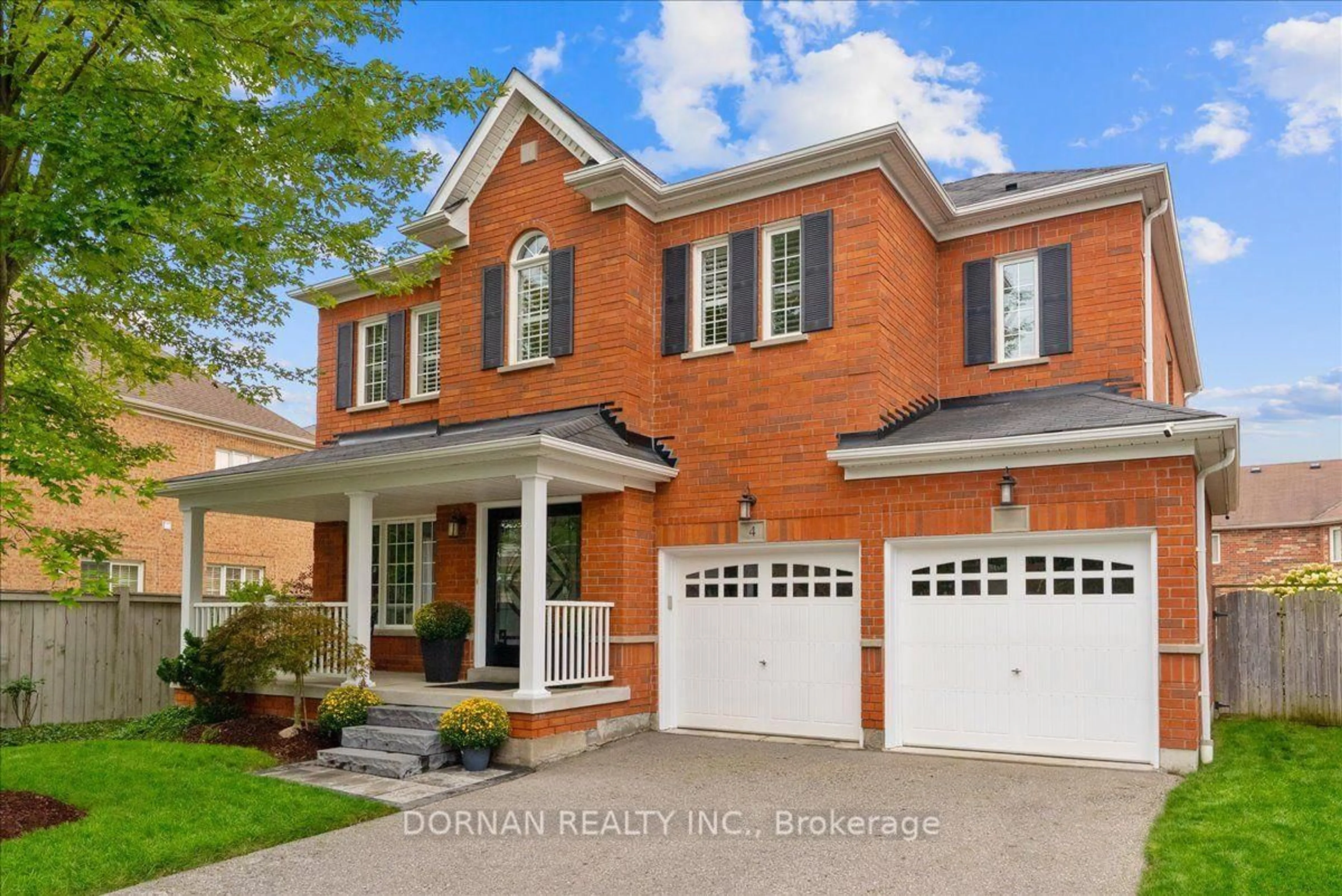 Home with brick exterior material, street for 4 Hanaway Dr, Ajax Ontario L1T 0K5