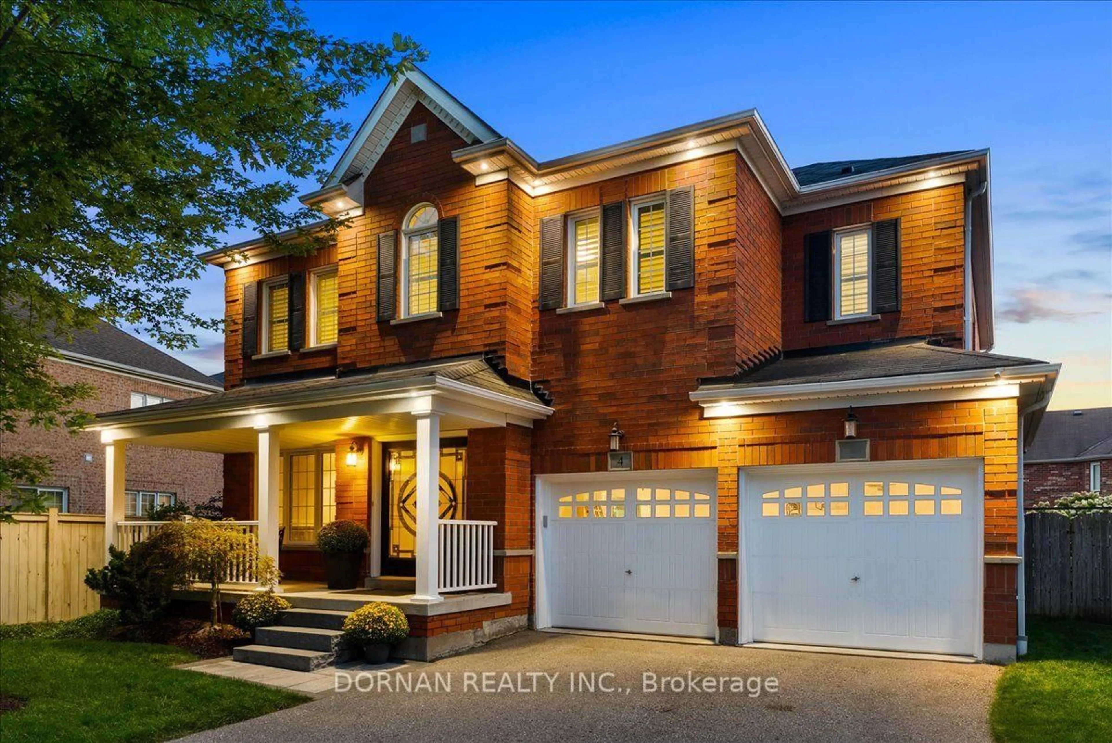 Home with brick exterior material, street for 4 Hanaway Dr, Ajax Ontario L1T 0K5