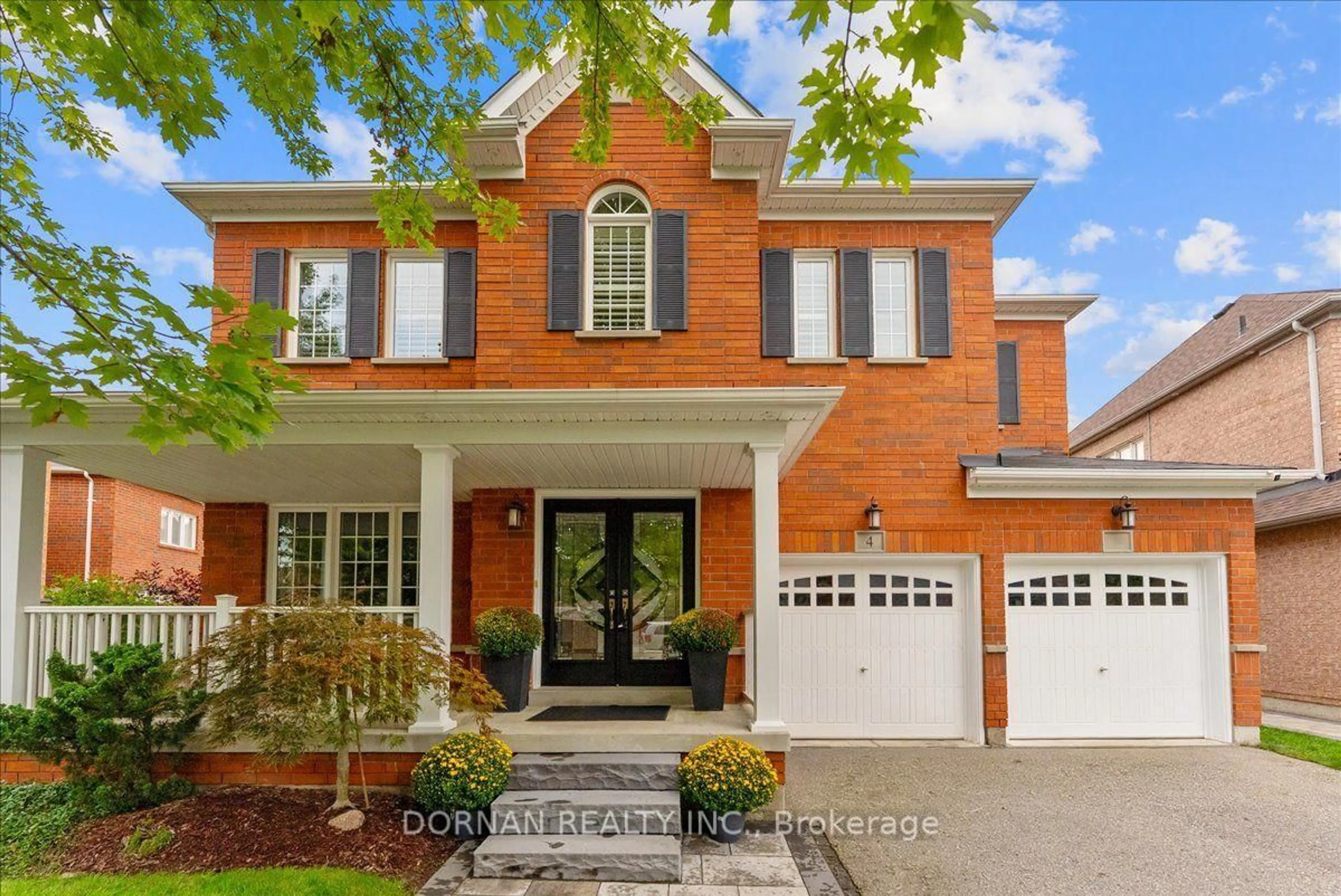 Home with brick exterior material, street for 4 Hanaway Dr, Ajax Ontario L1T 0K5