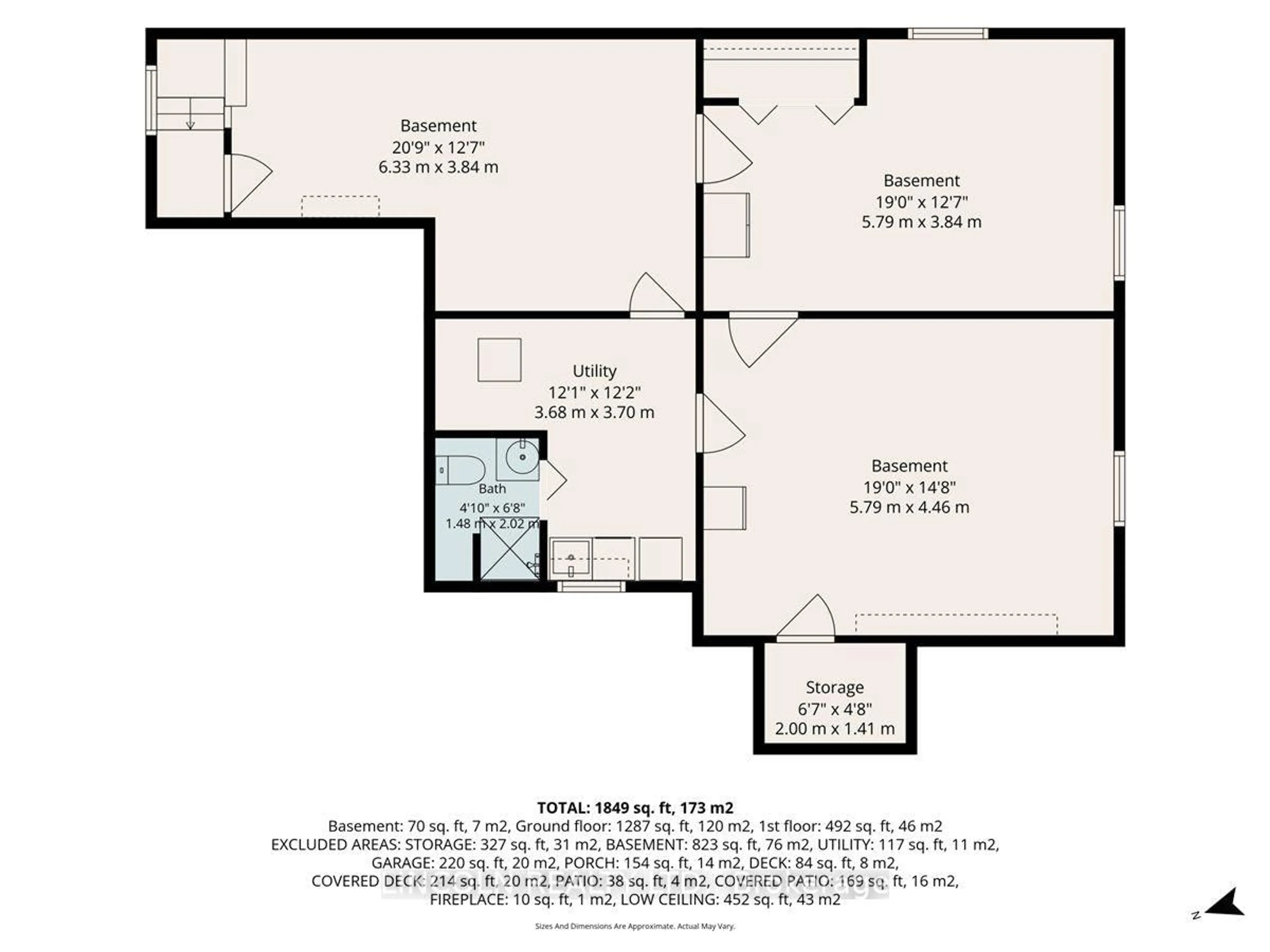 Floor plan for 3 Brown St, Clarington Ontario L1C 2P7