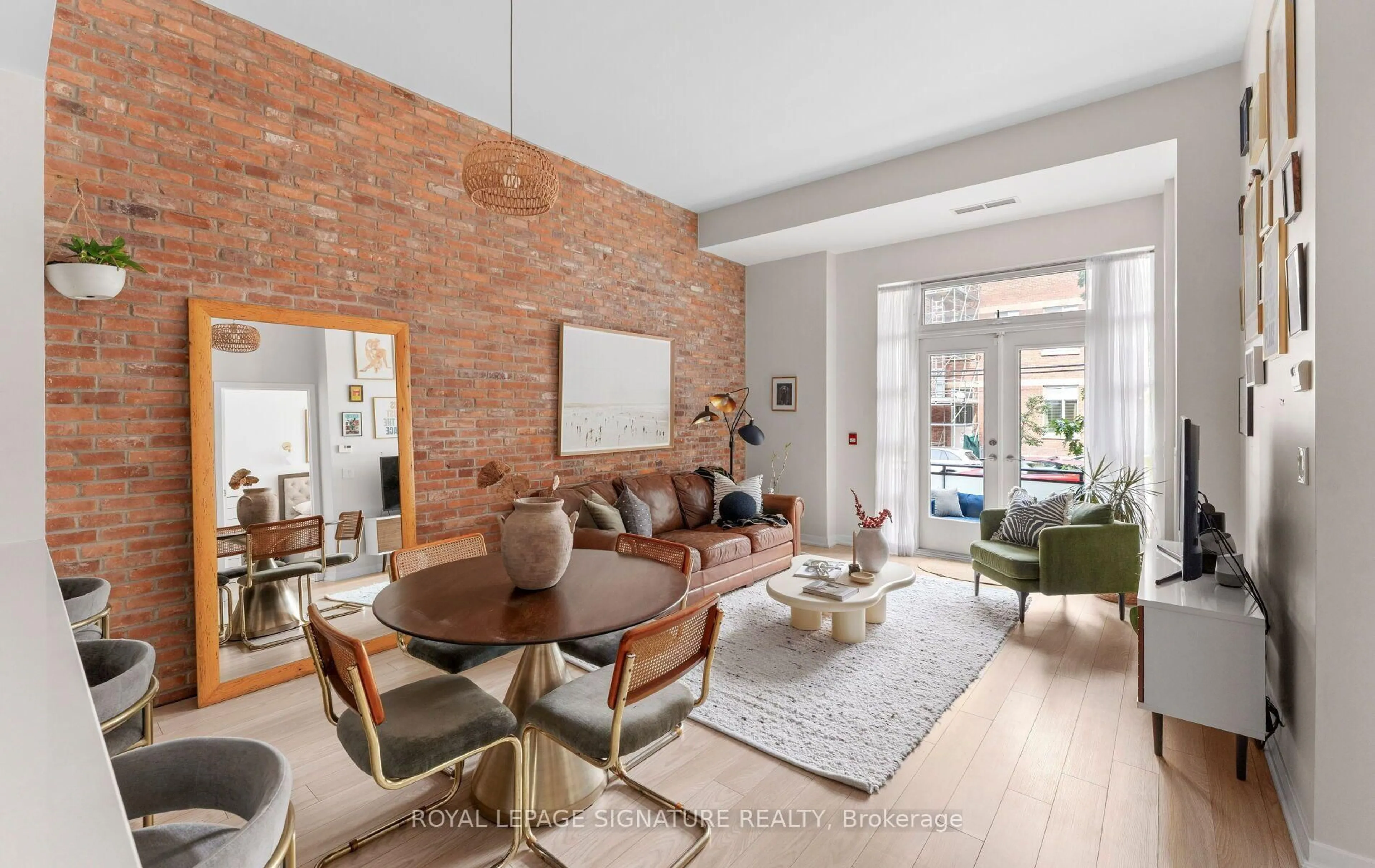 Living room with furniture, unknown for 88 Colgate Ave #111, Toronto Ontario M4M 0A6