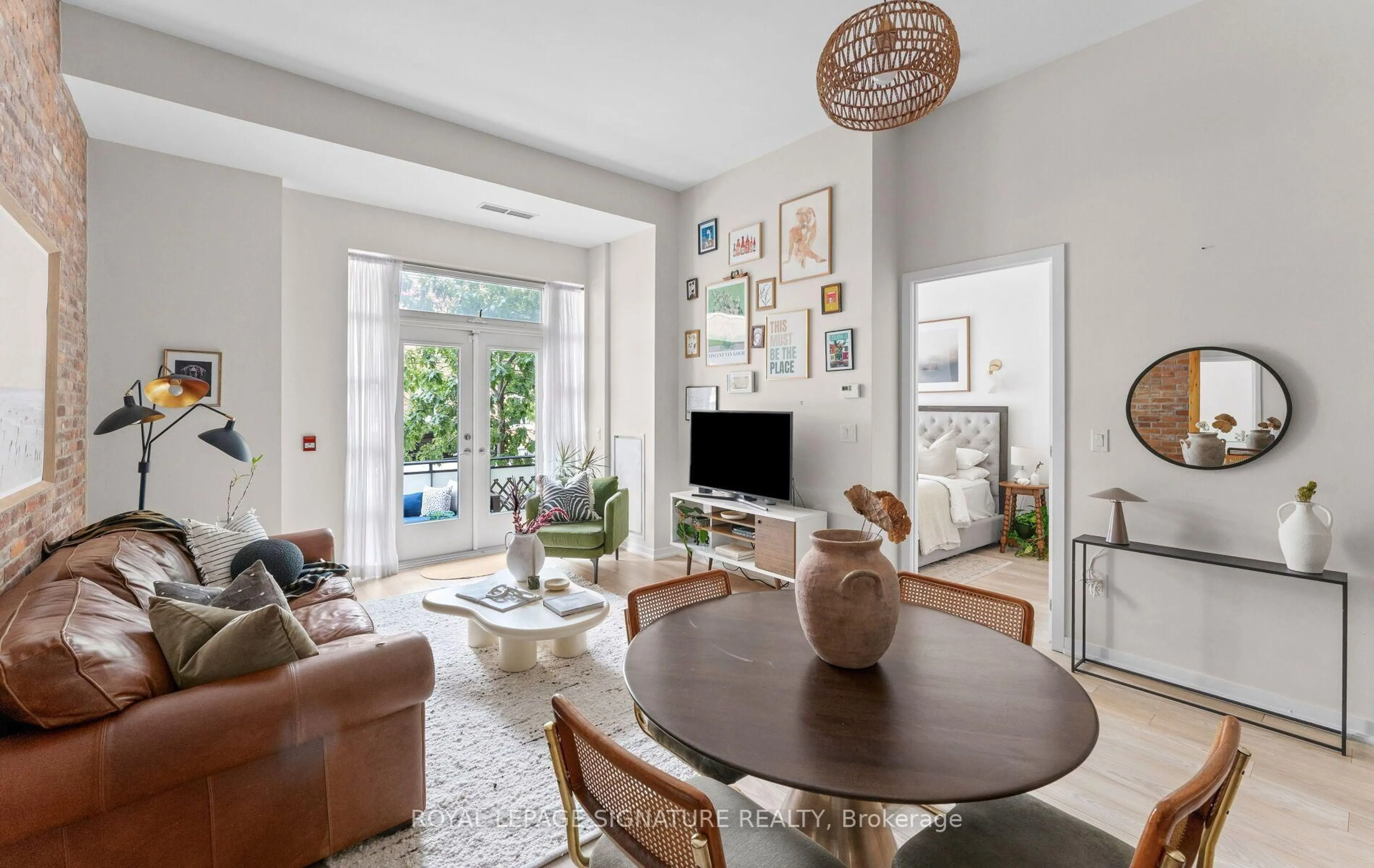 Living room with furniture, unknown for 88 Colgate Ave #111, Toronto Ontario M4M 0A6