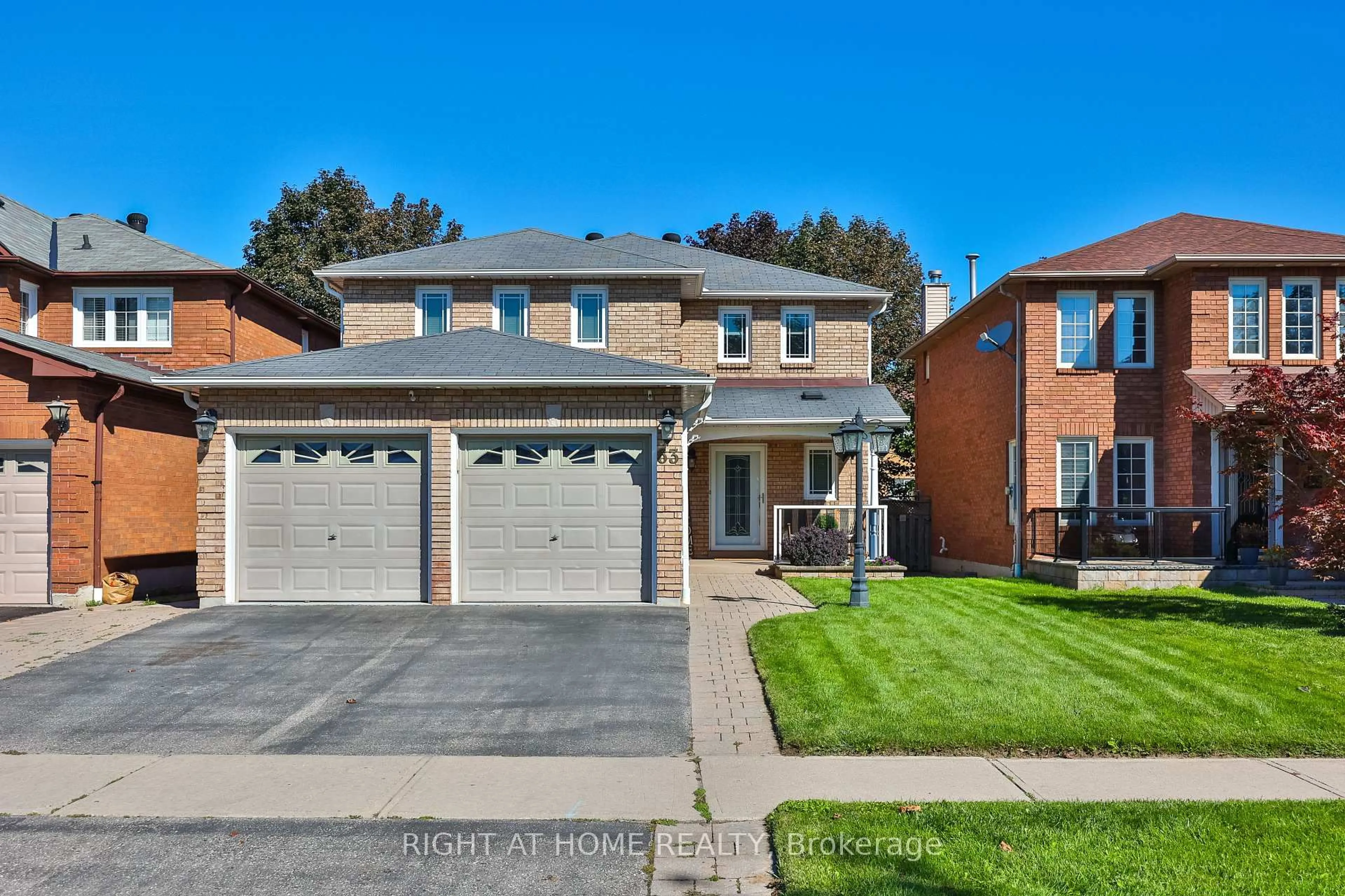 Home with brick exterior material, street for 63 Keeble Cres, Ajax Ontario L1T 3R6