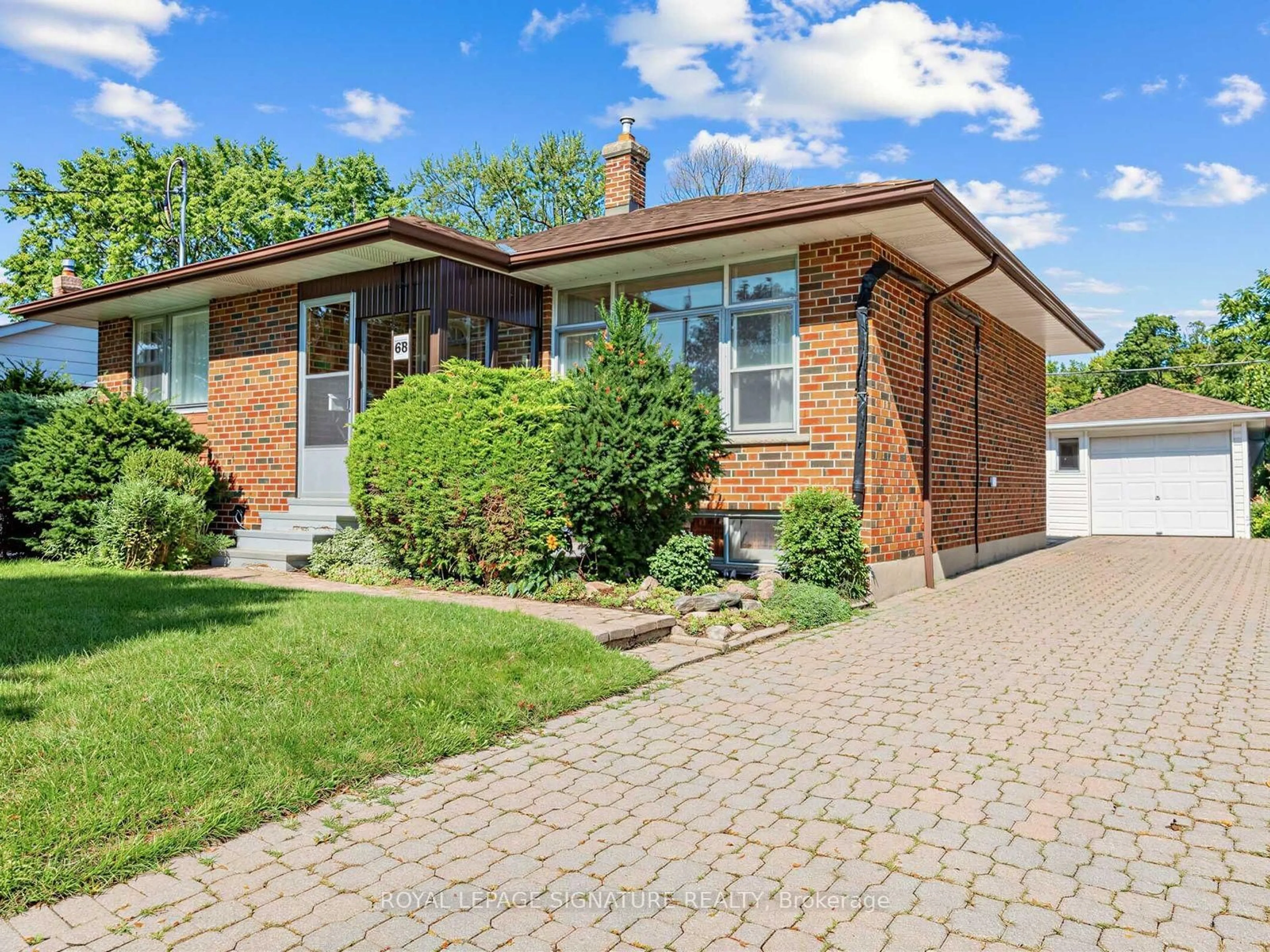 Home with brick exterior material, street for 68 Beacham Cres, Toronto Ontario M1T 1N1