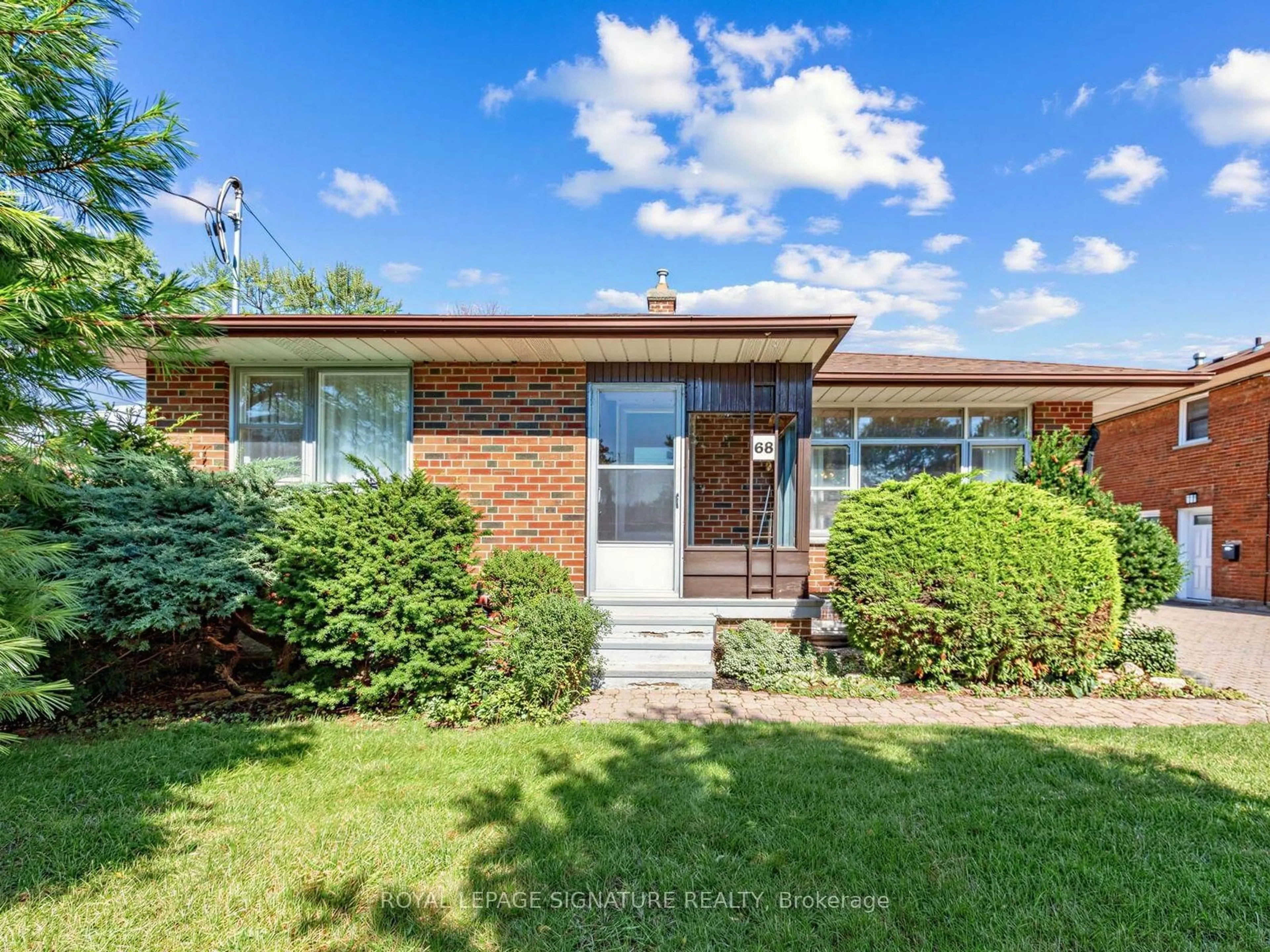 Home with brick exterior material, street for 68 Beacham Cres, Toronto Ontario M1T 1N1