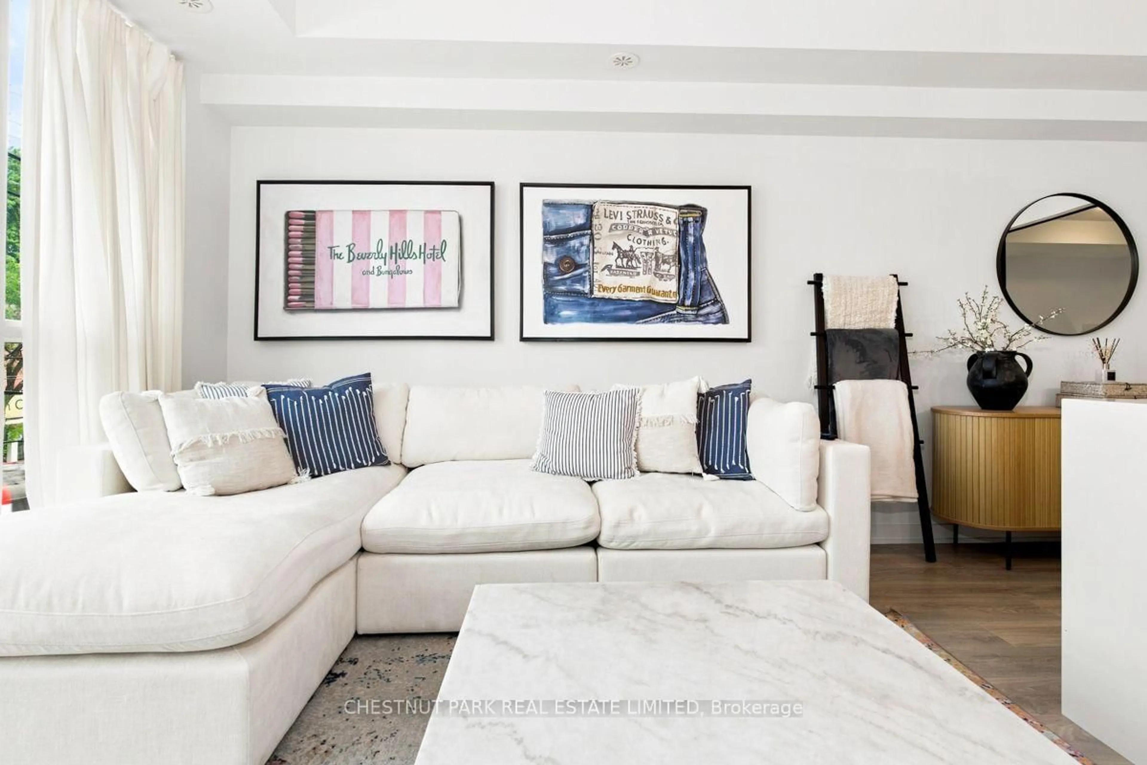 Living room with furniture, unknown for 899 Queen St #205, Toronto Ontario M4M 0C8