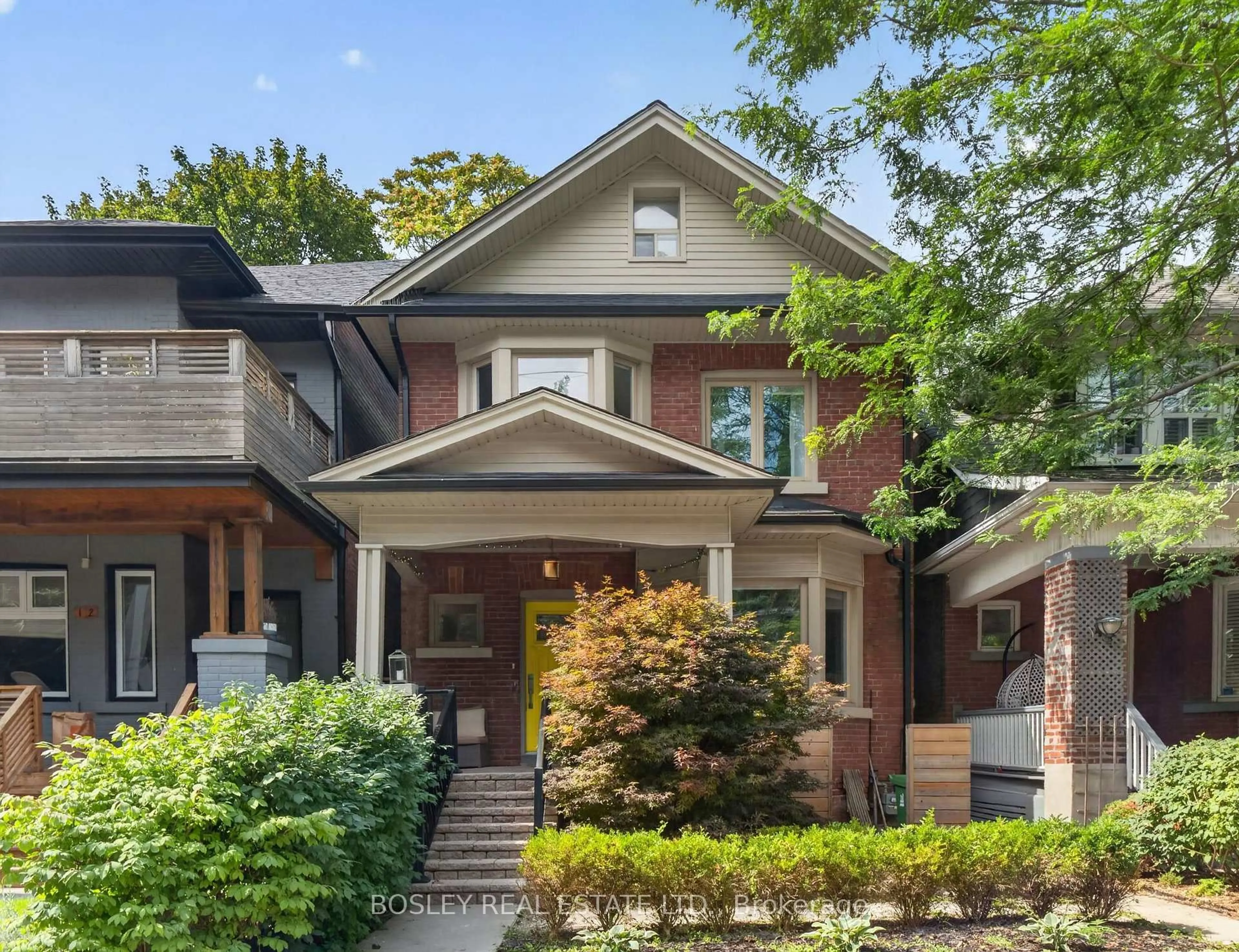 Home with brick exterior material, street for 14 Coady Ave, Toronto Ontario M4M 2Y8
