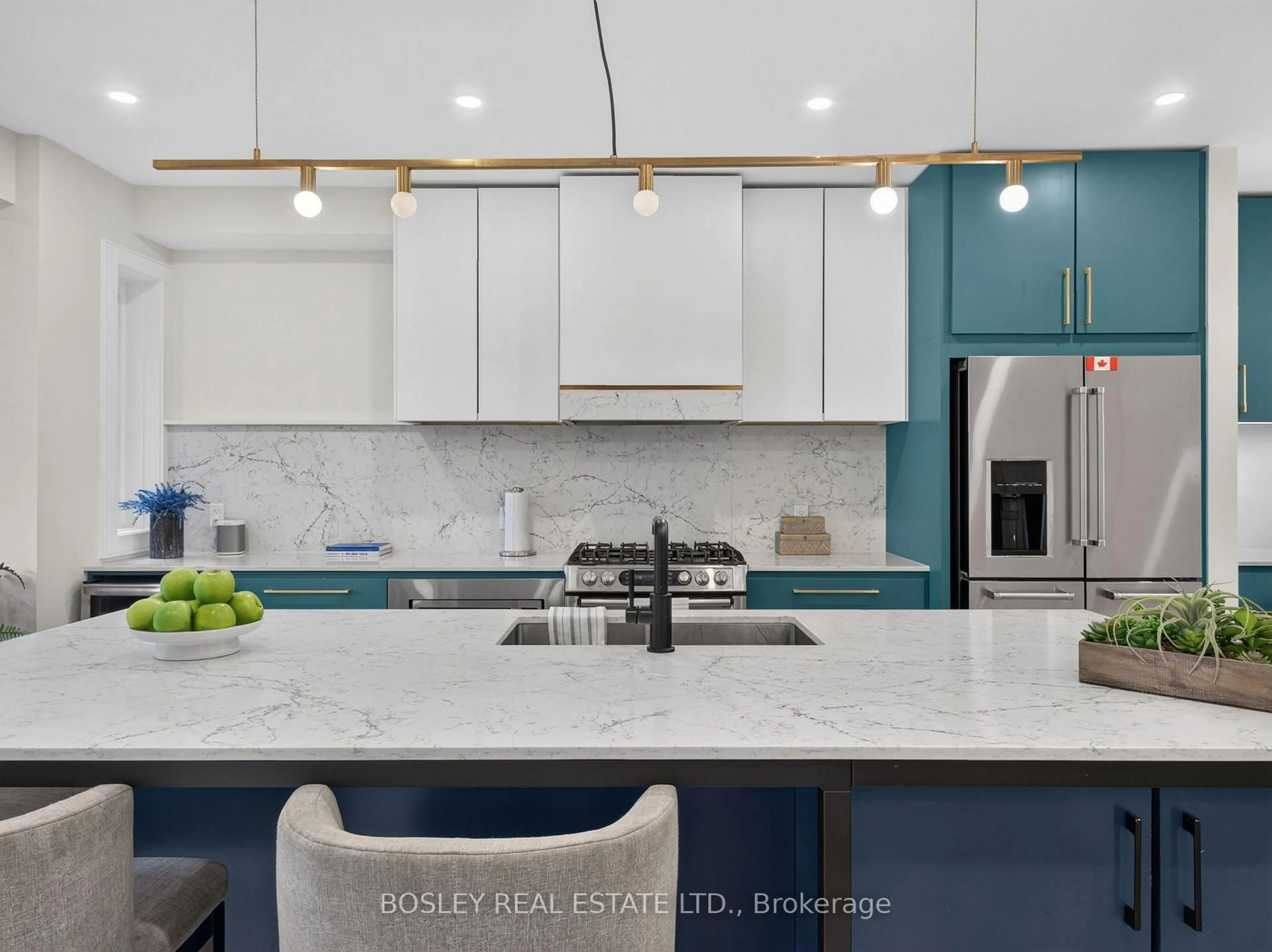 Contemporary kitchen, ceramic/tile floor for 14 Coady Ave, Toronto Ontario M4M 2Y8