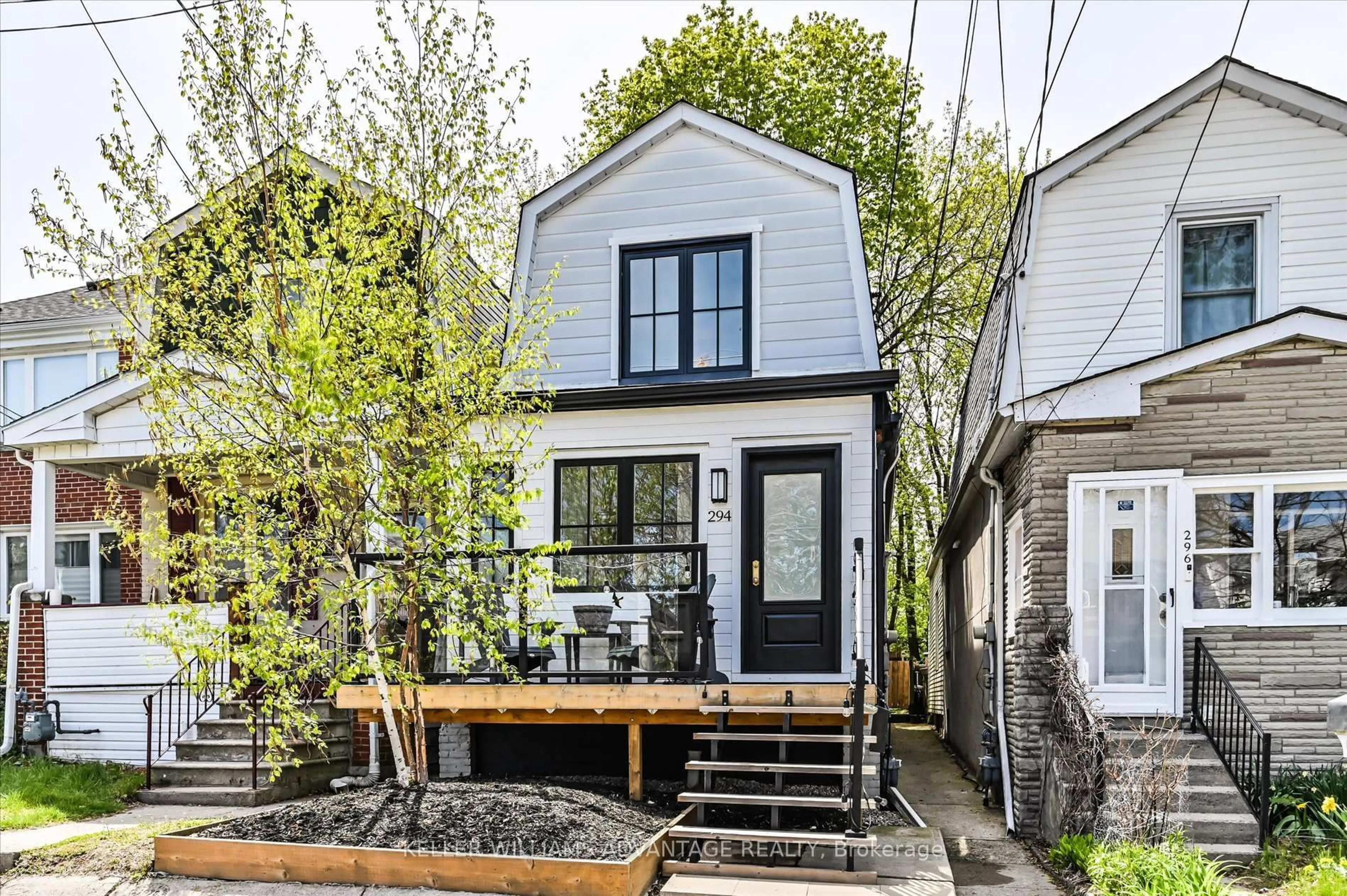 Home with brick exterior material, street for 294 Cedarvale Ave, Toronto Ontario M4C 4K4