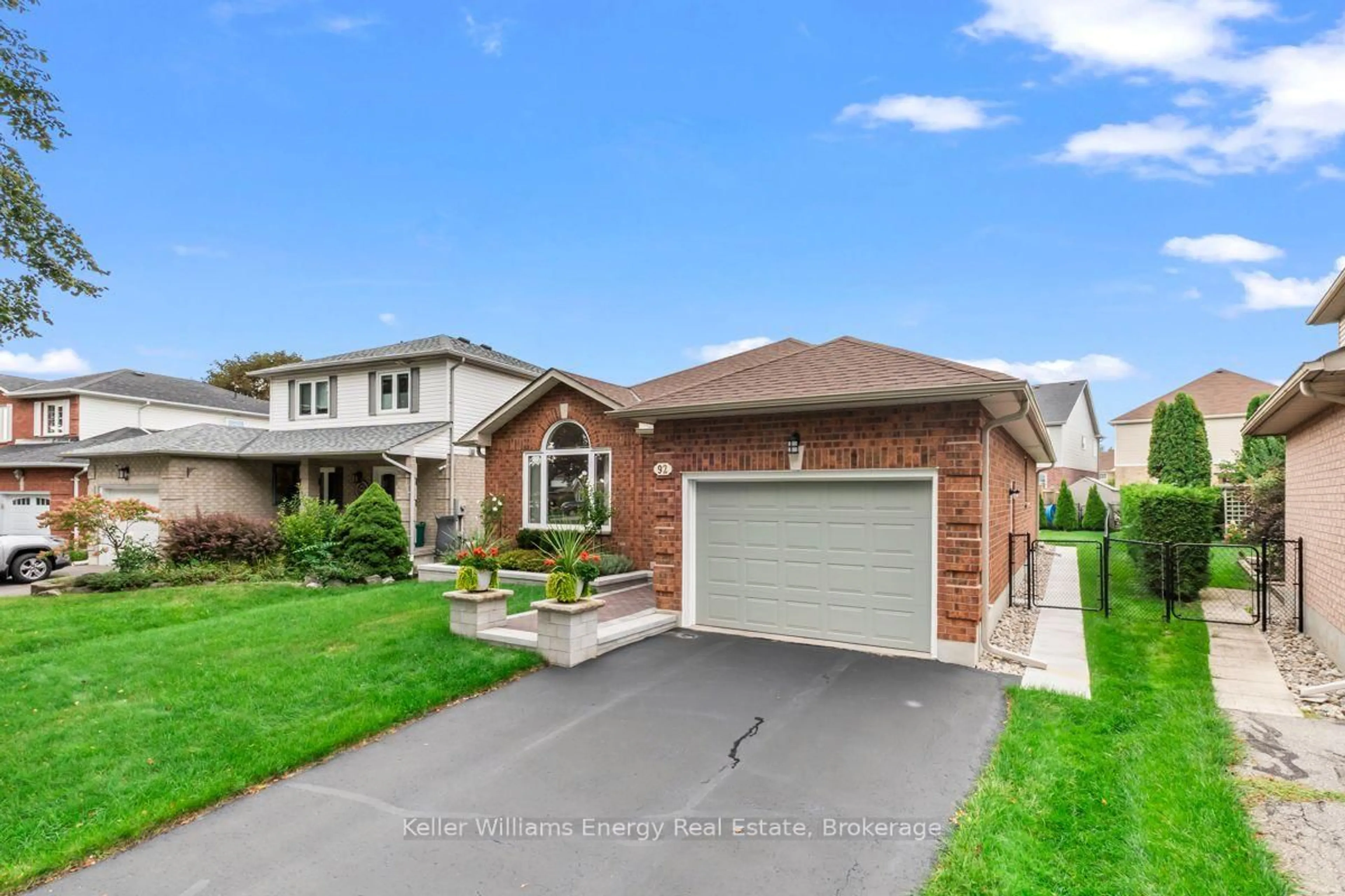 Home with brick exterior material, street for 92 George Reynolds Dr, Clarington Ontario L1E 2E8