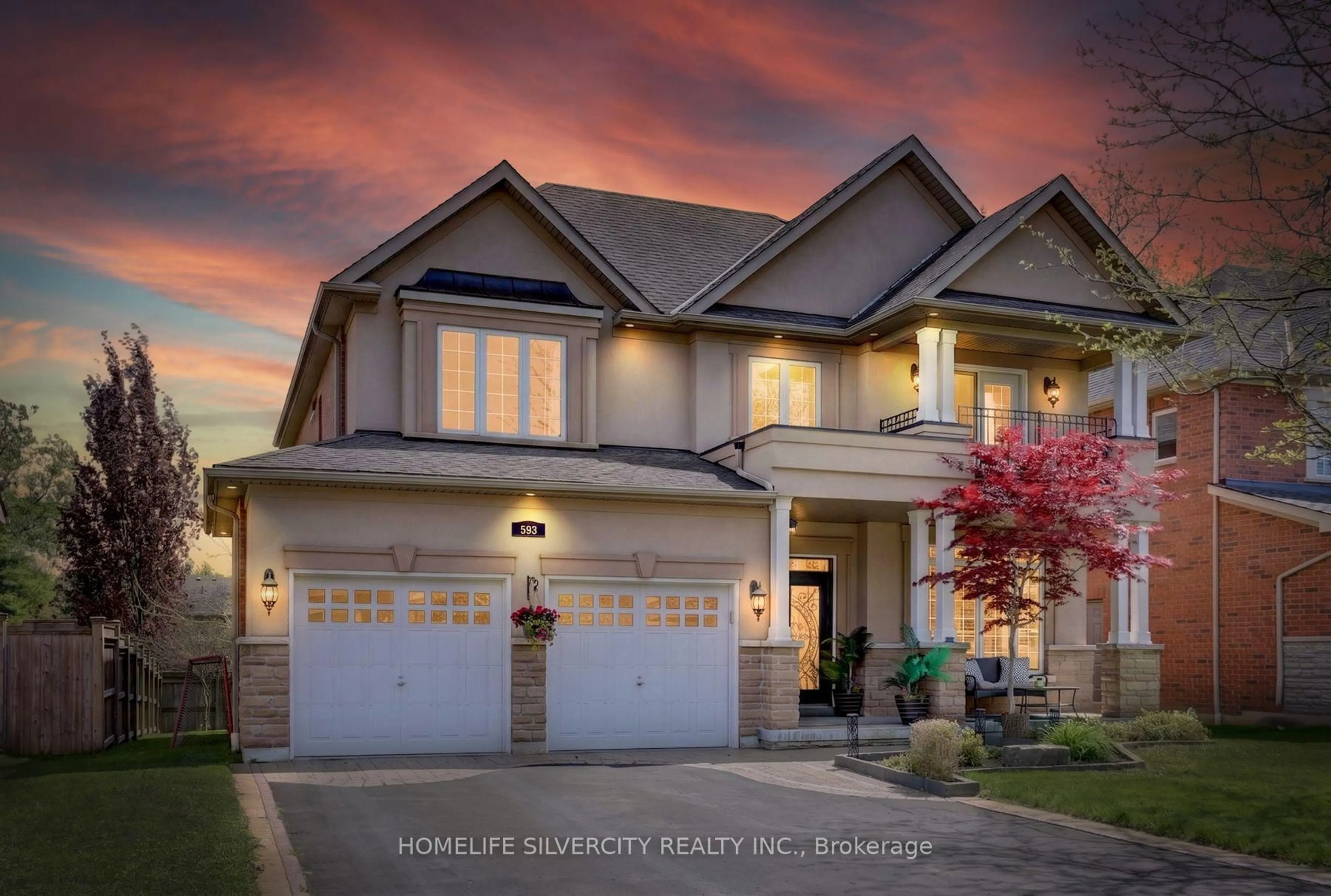 Home with brick exterior material, street for 593 Maitland Dr, Pickering Ontario L1W 3T6