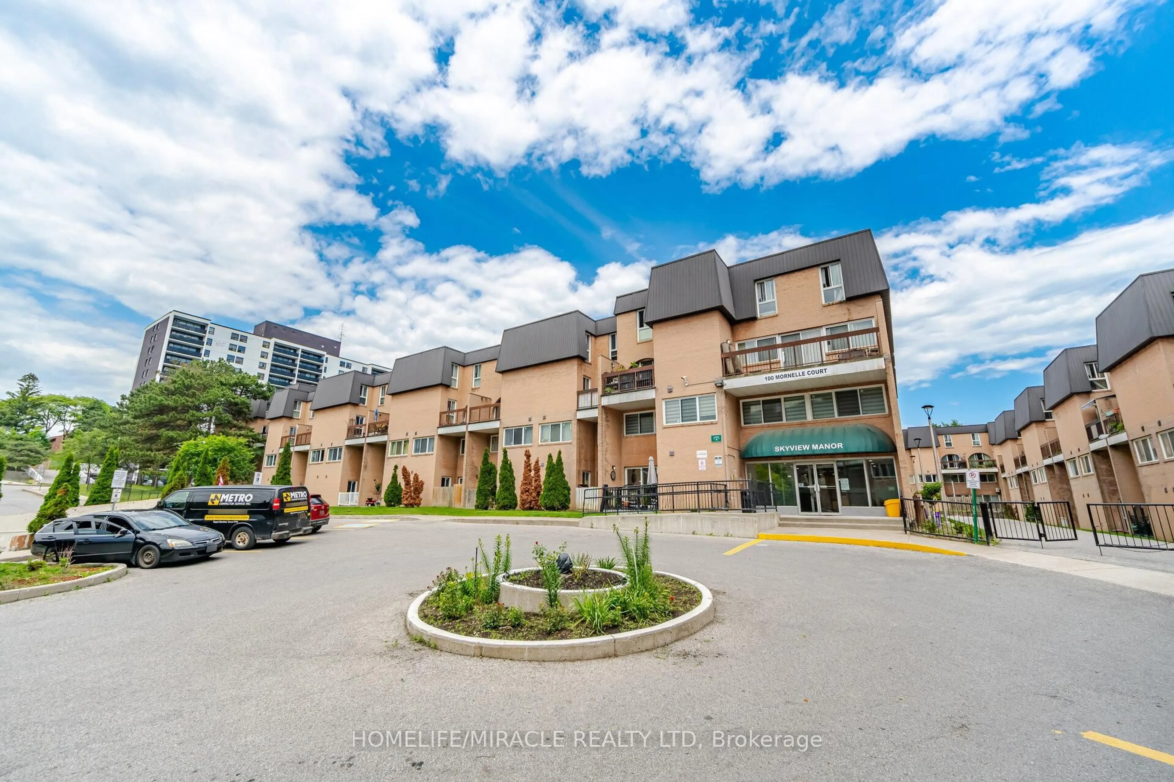 Patio, unknown for 100 Mornelle Crt #2051, Toronto Ontario M1E 4X2