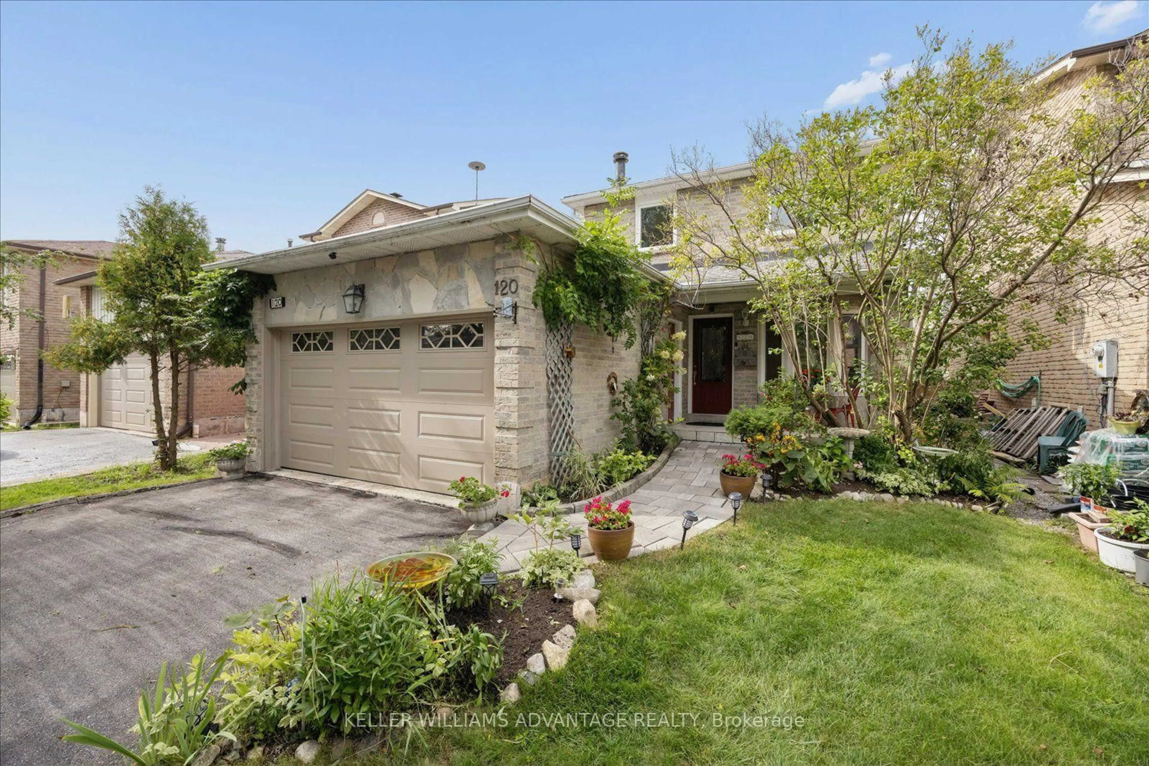 Home with brick exterior material, street for 120 Winter Gardens Tr, Toronto Ontario M1C 3N7
