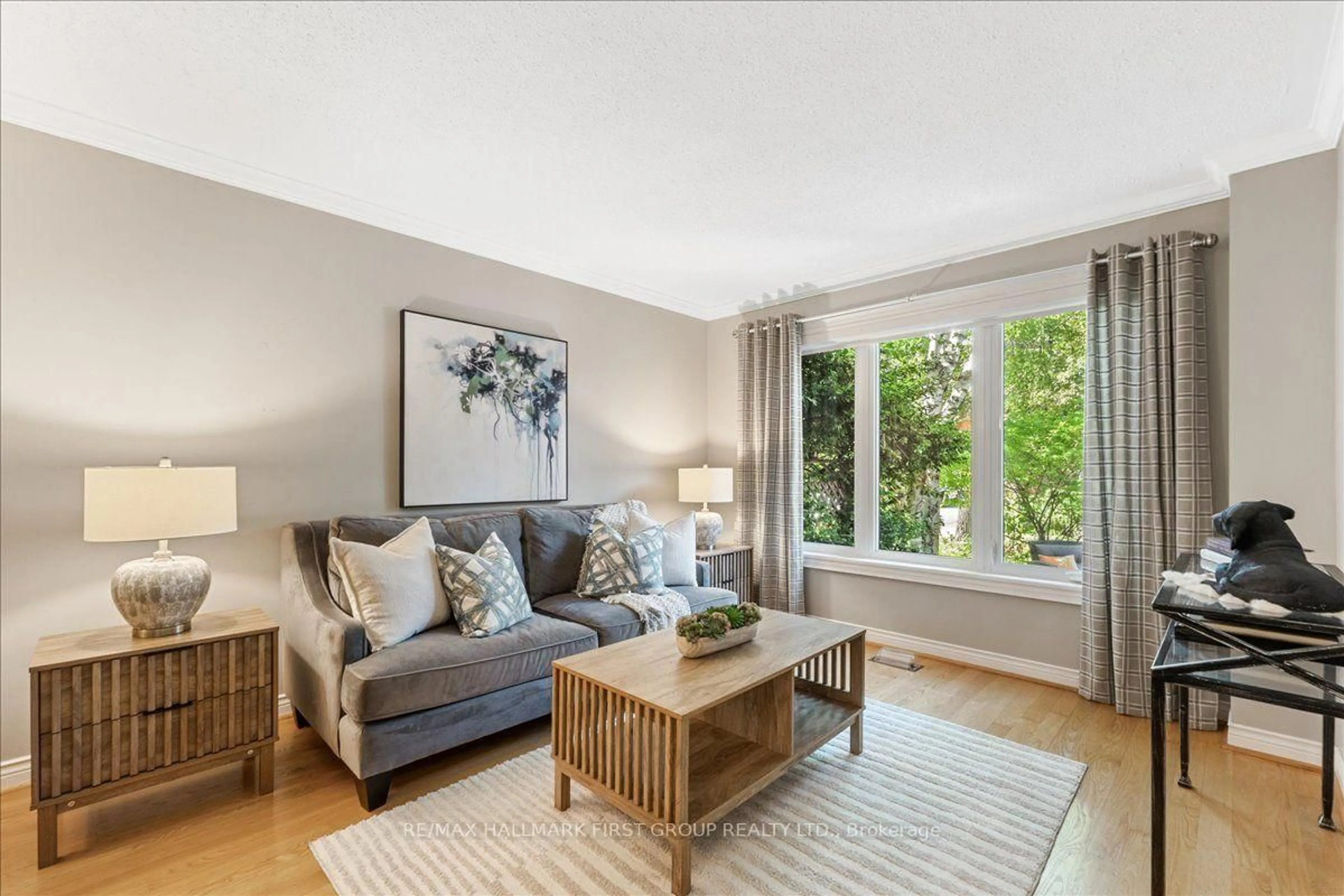 Living room with furniture, unknown for 1159 Pebblestone Cres, Pickering Ontario L1X 1A6