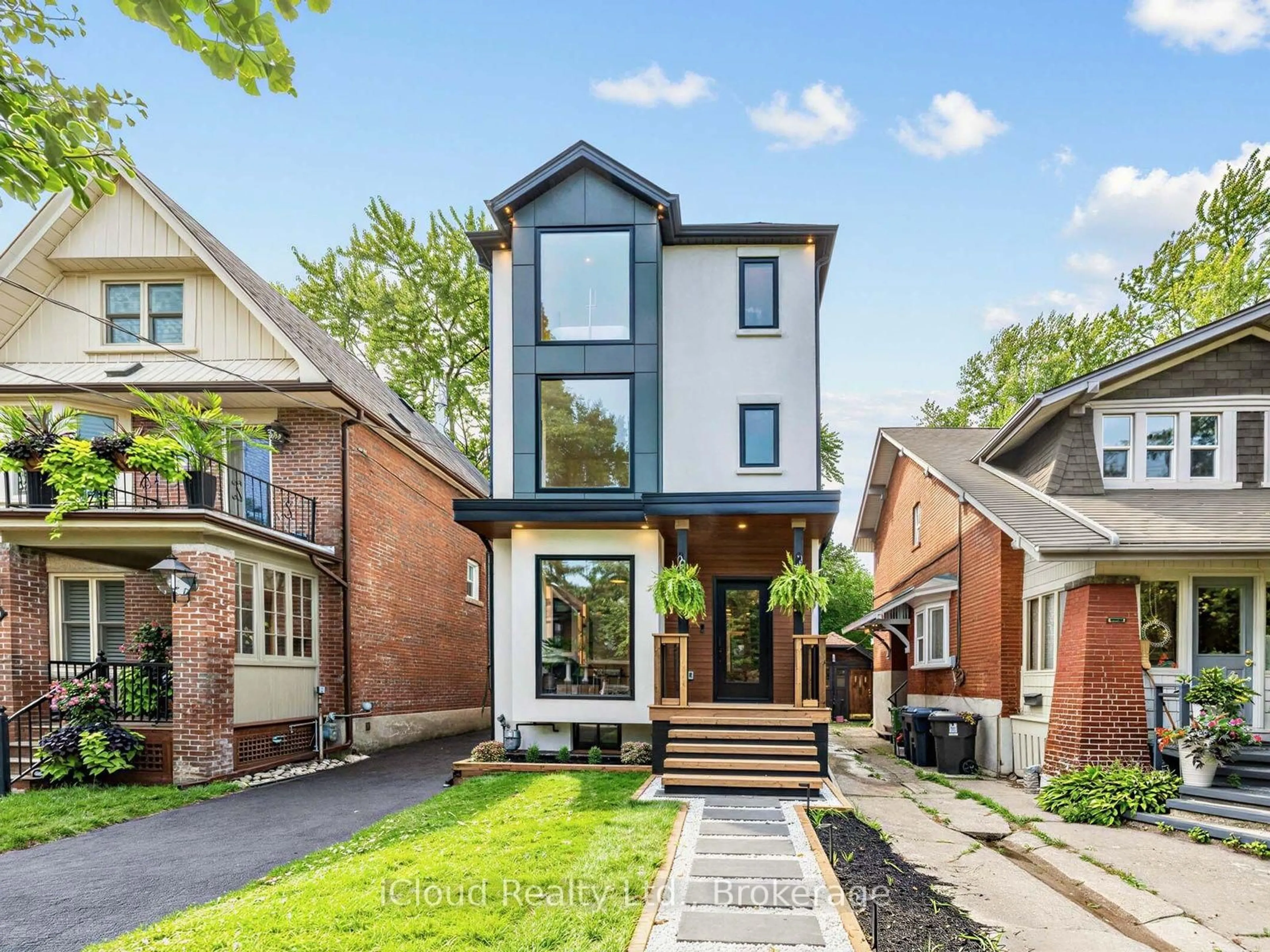 Home with brick exterior material, street for 96 Woodycrest Ave, Toronto Ontario M4J 3A9