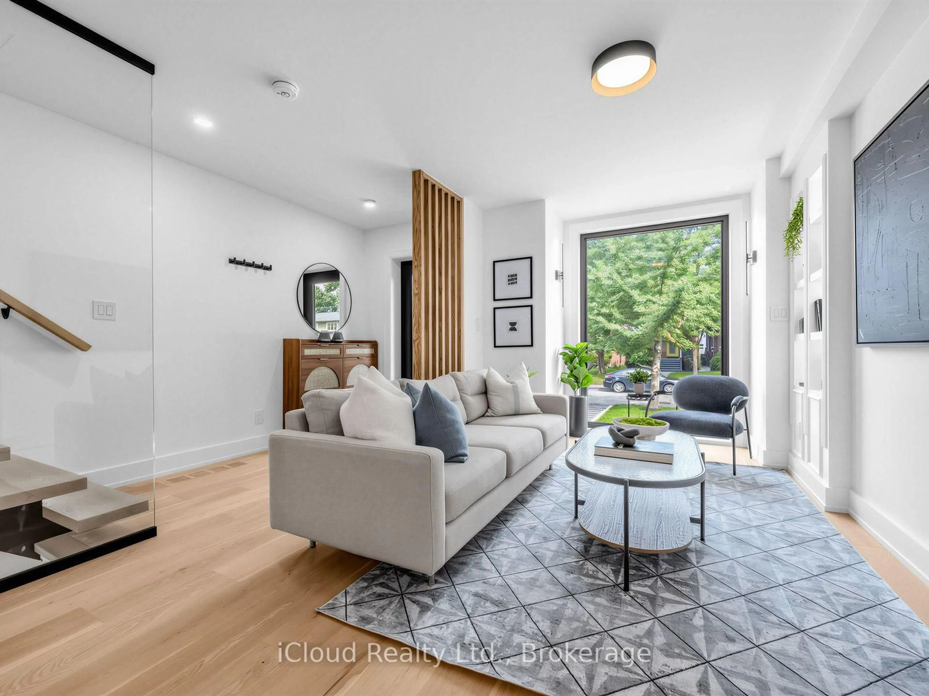 Living room with furniture, unknown for 96 Woodycrest Ave, Toronto Ontario M4J 3A9