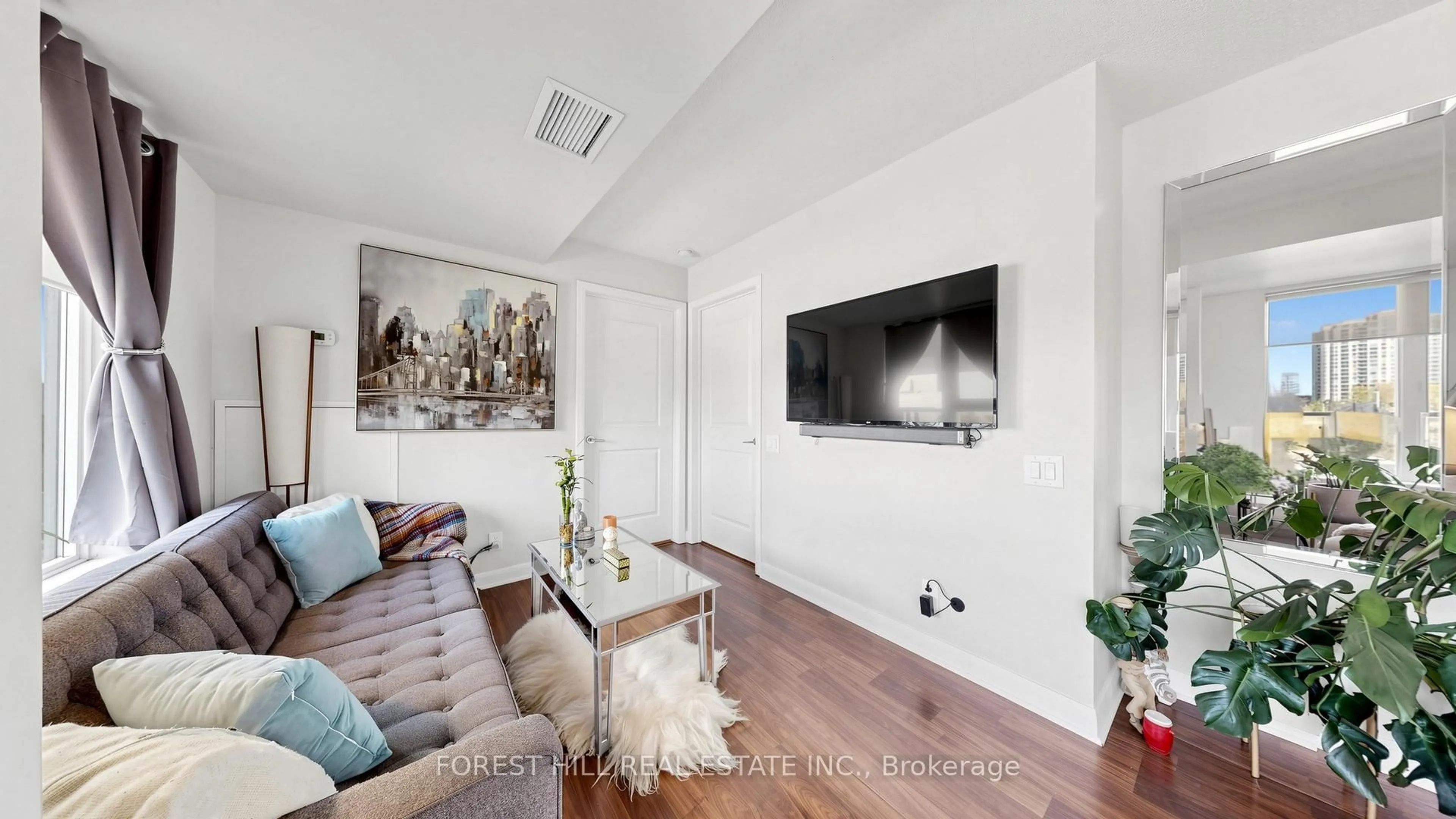 Living room with furniture, unknown for 25 Town Centre Crt #325, Toronto Ontario M1P 0B4
