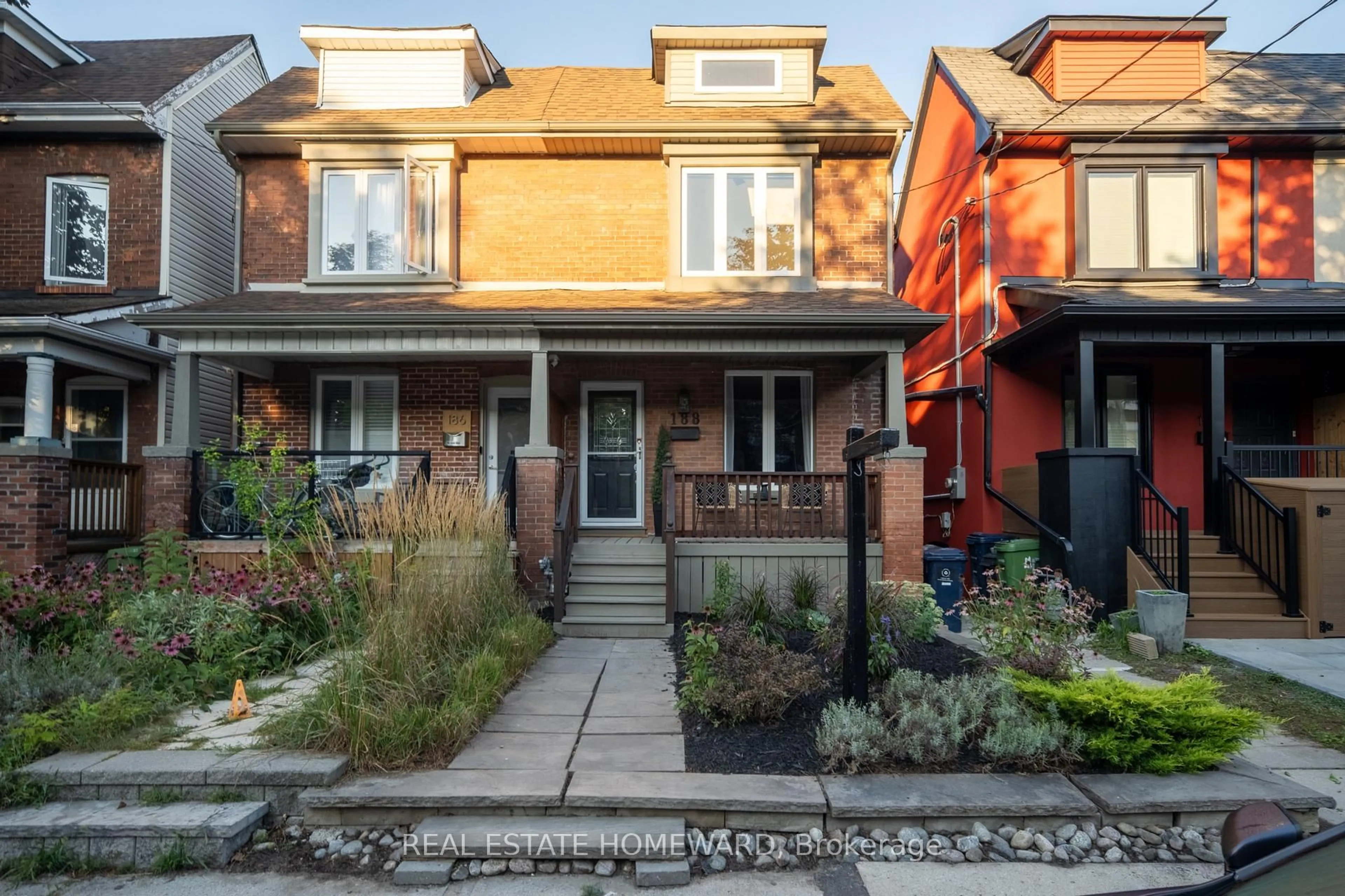 Home with brick exterior material, street for 188 Hastings Ave, Toronto Ontario M4L 2L7