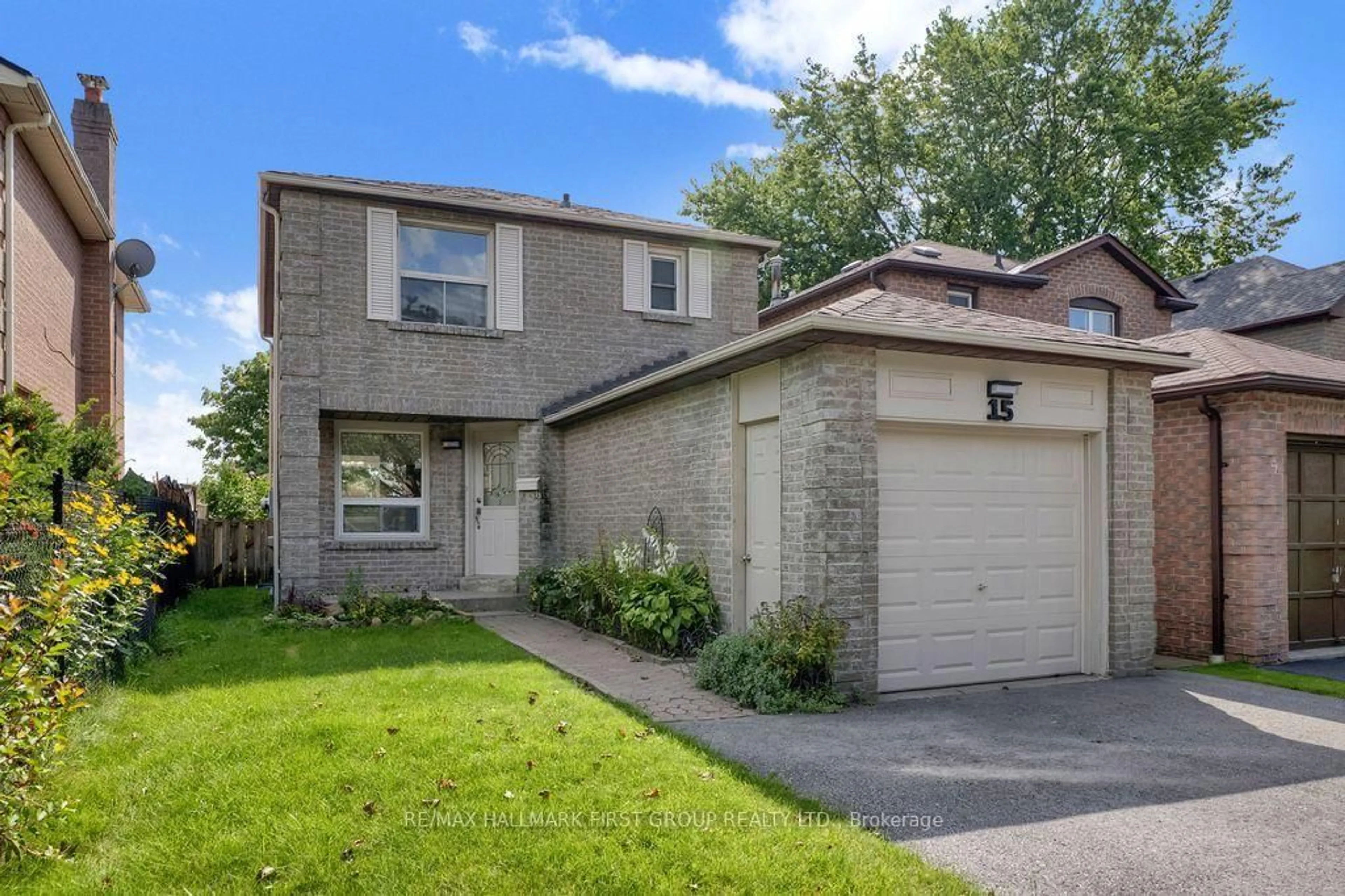 Home with brick exterior material, street for 15 Millington Cres, Ajax Ontario L1T 1R1