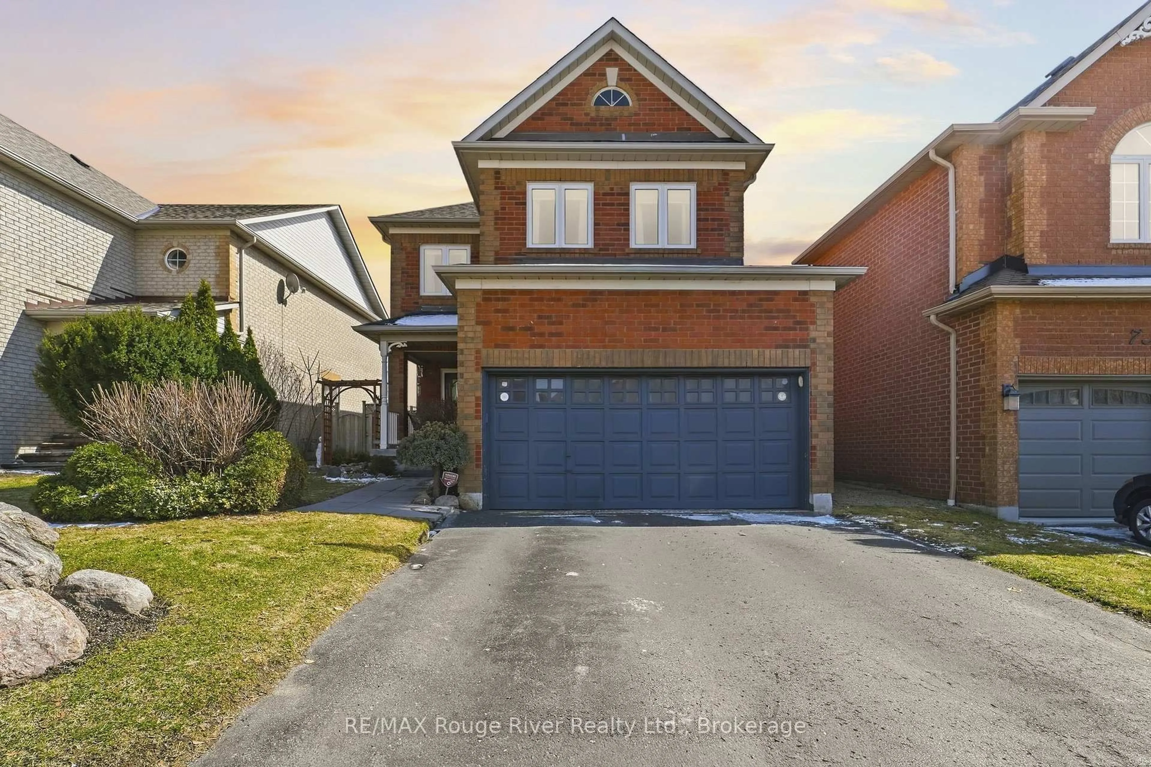 Home with brick exterior material, street for 5 Iberville Rd, Whitby Ontario L1M 1H5
