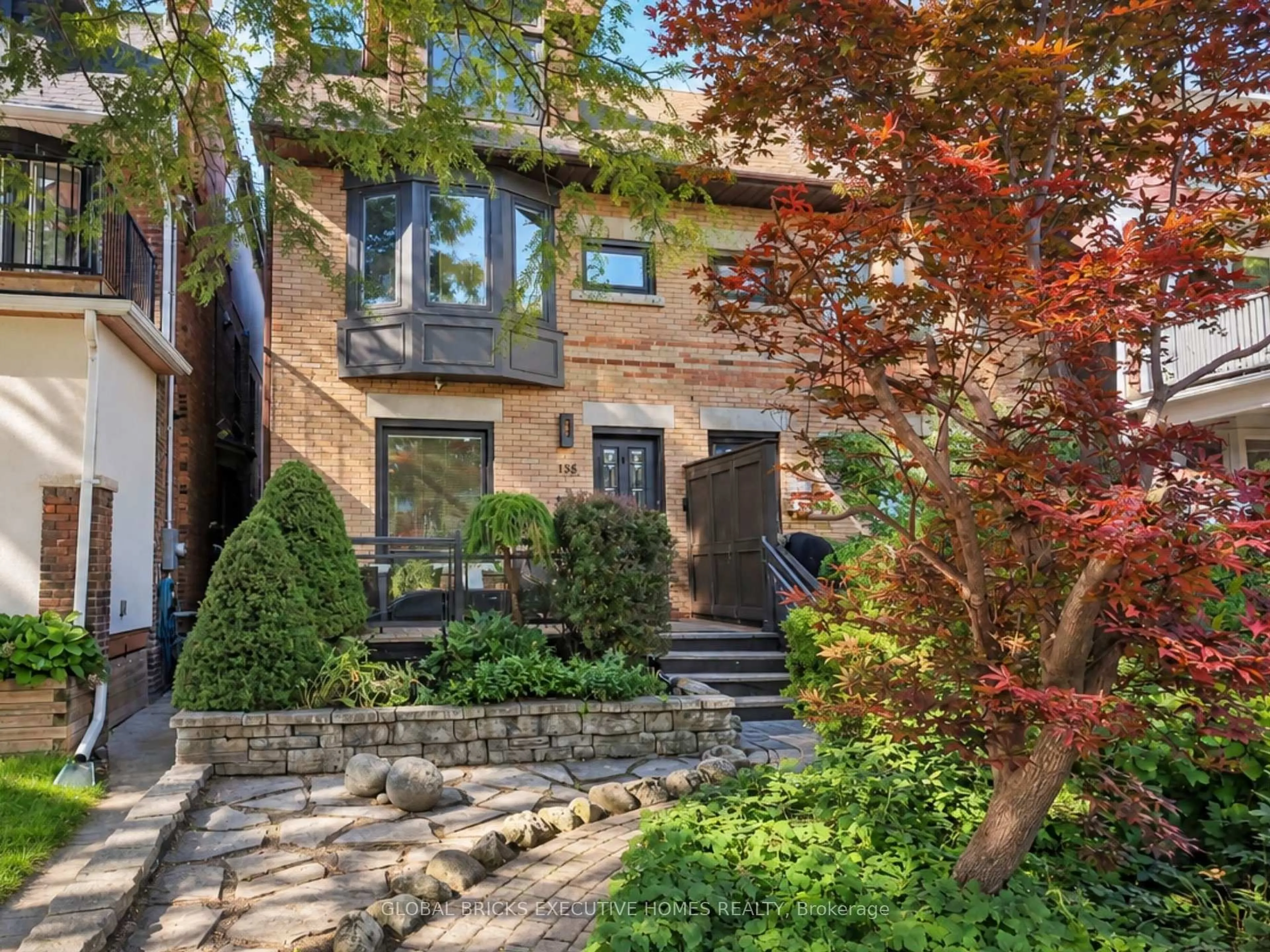 Home with brick exterior material, street for 158 Fulton Ave, Toronto Ontario M4K 1Y3