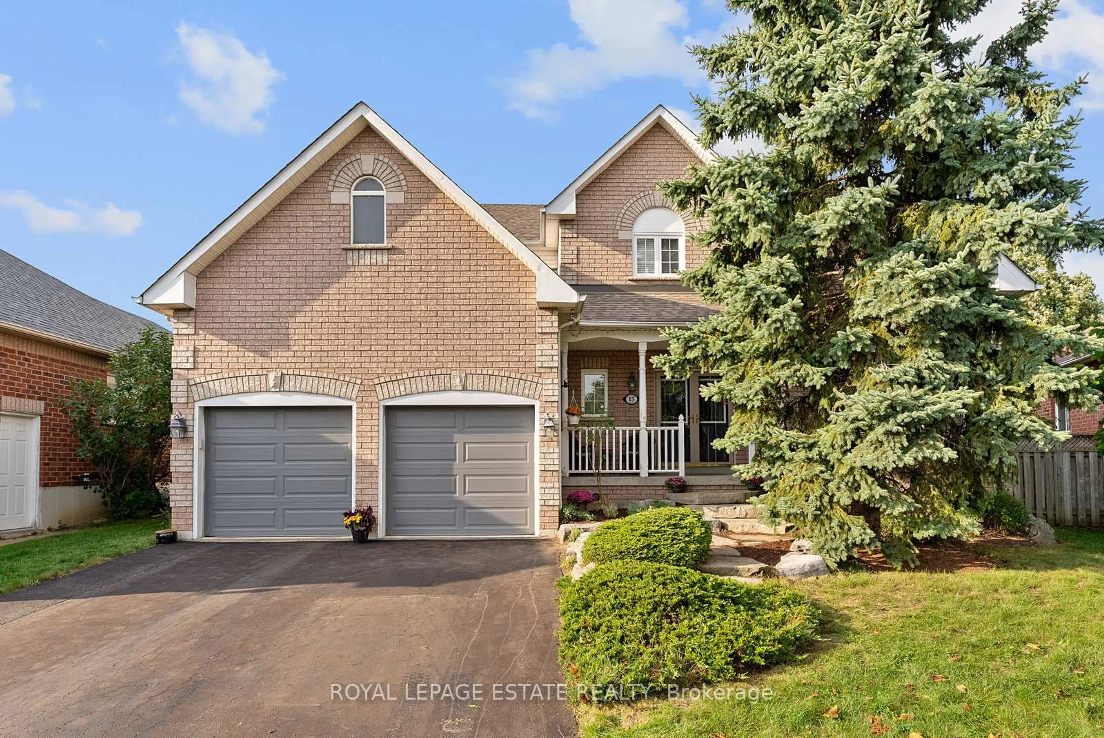 Home with brick exterior material, street for 15 McGregor Dr, Ajax Ontario L1T 3W8
