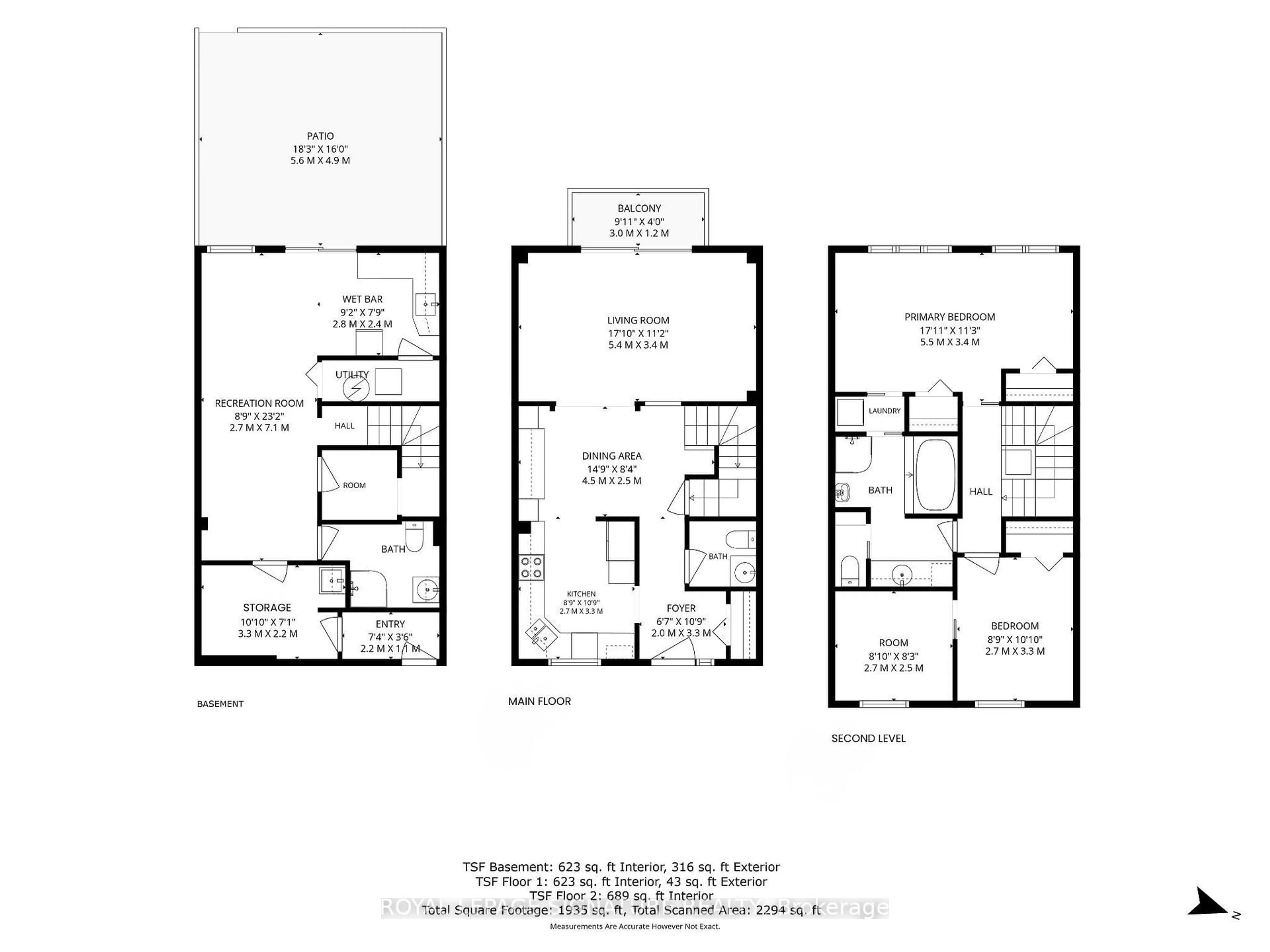 Floor plan for 580 Eyer Dr #42, Pickering Ontario L1W 3B7
