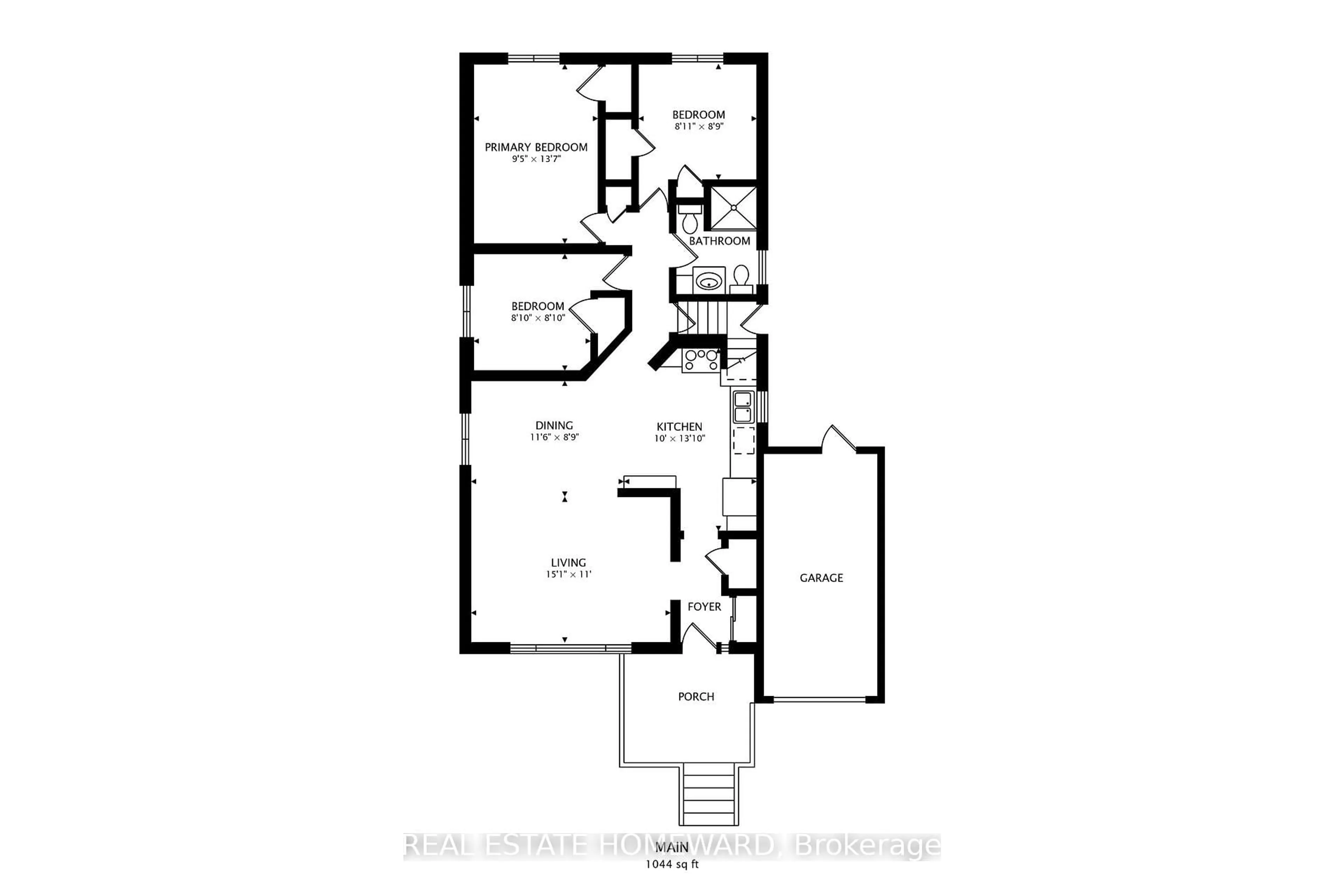 Floor plan for 4 Martorino Dr, Toronto Ontario M1K 2J2