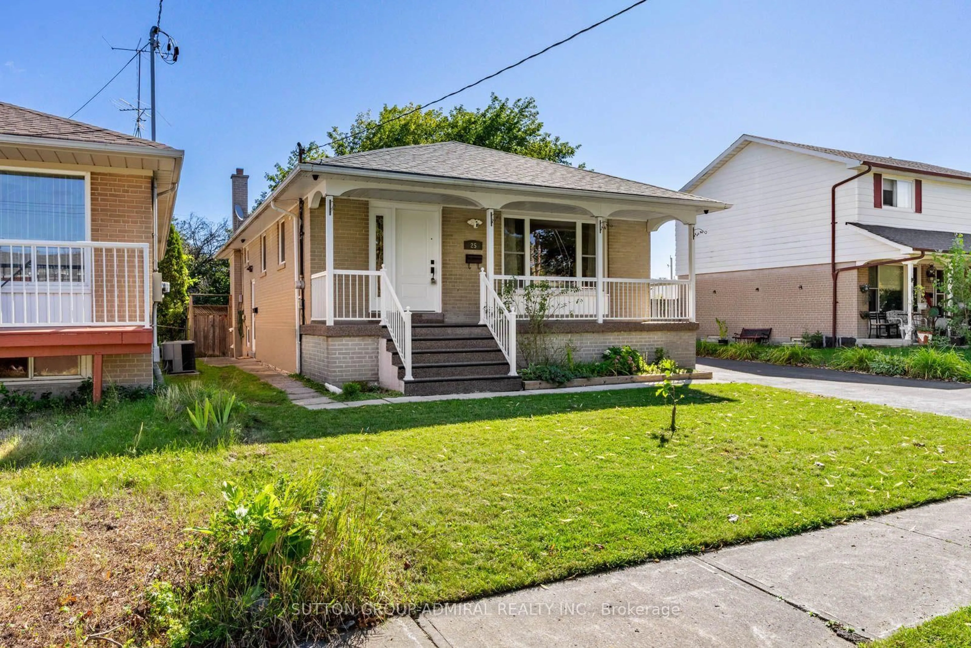 Home with brick exterior material, street for 25 Rowallan Dr, Toronto Ontario M1E 2Y5
