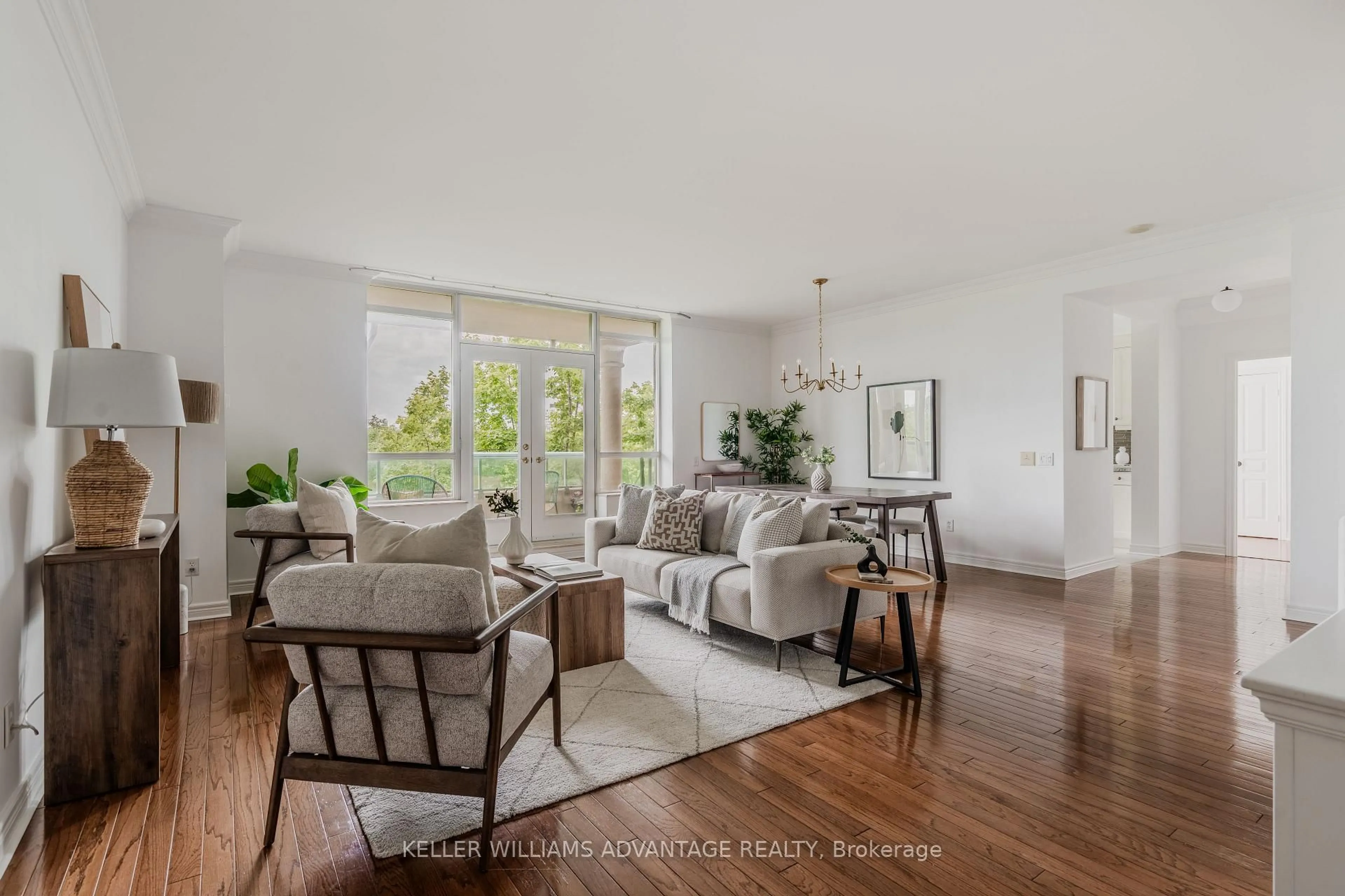 Living room with furniture, unknown for 9 Boardwalk Dr #321, Toronto Ontario M4L 6T1