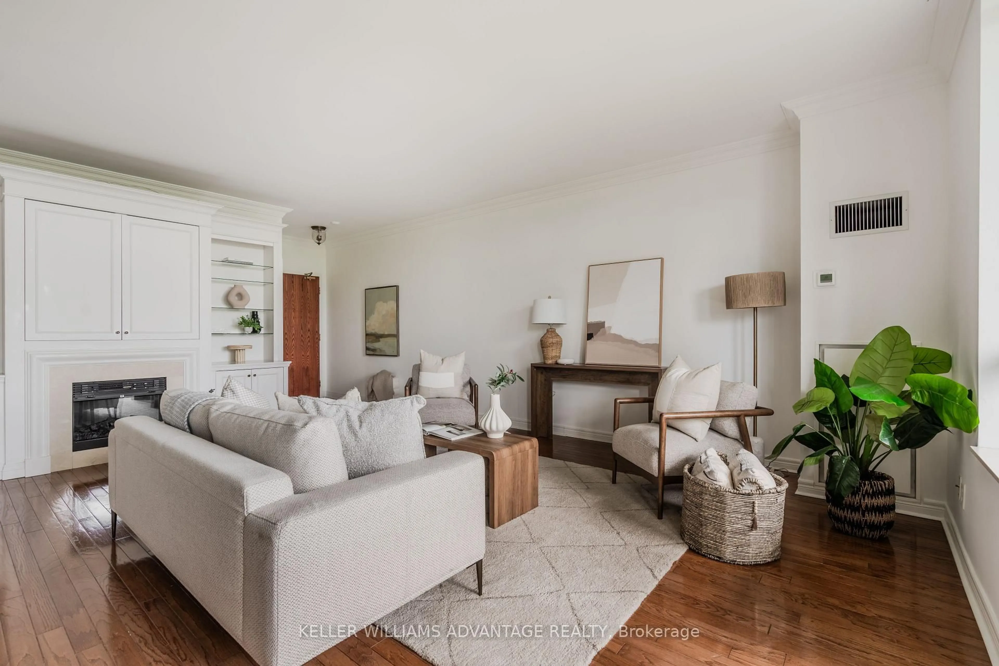 Living room with furniture, unknown for 9 Boardwalk Dr #321, Toronto Ontario M4L 6T1