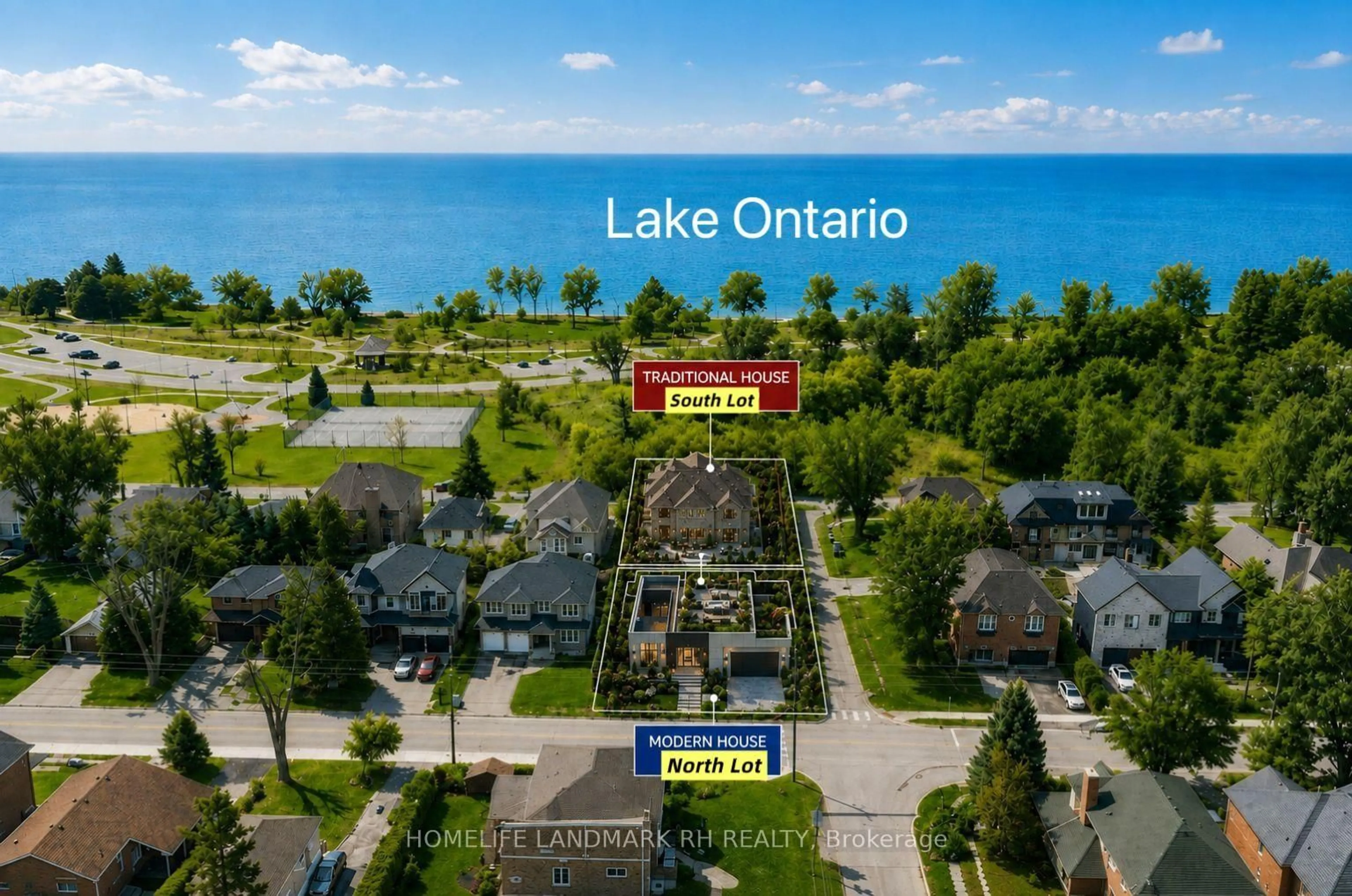 A pic from outside/outdoor area/front of a property/back of a property/a pic from drone, water/lake/river/ocean view for 2978 Ebony St, Ajax Ontario L1S 1B6