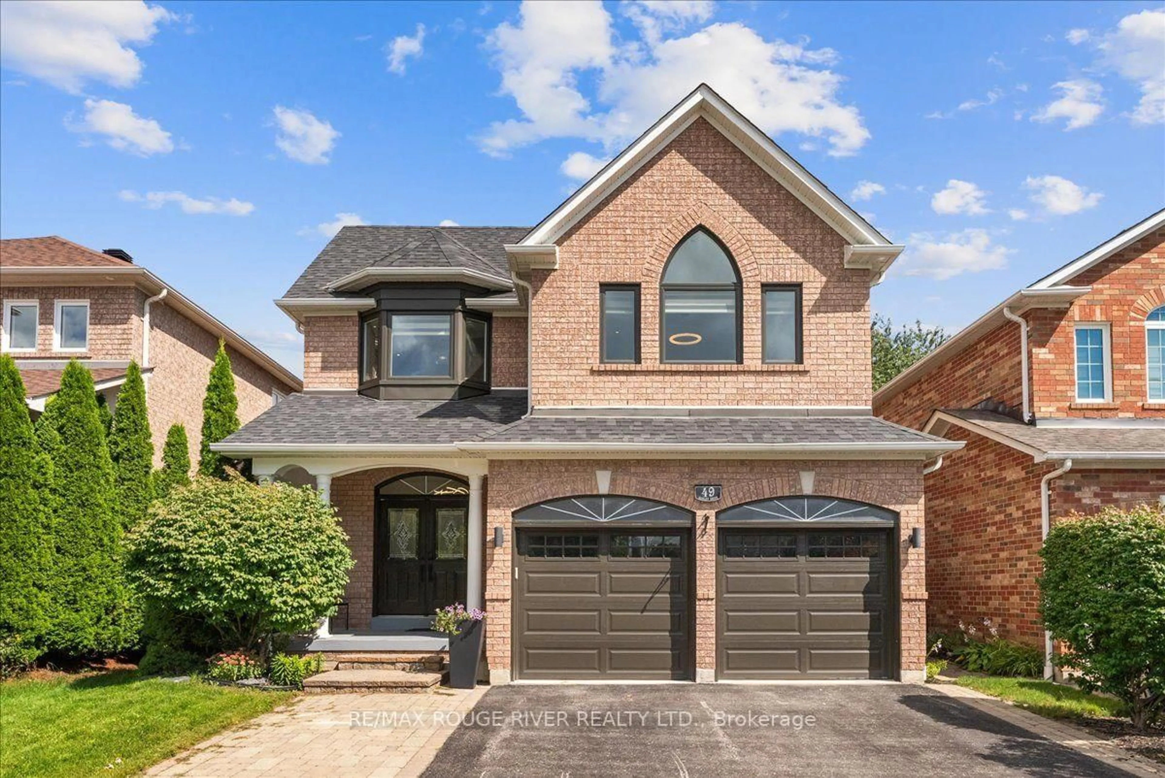 Home with brick exterior material, street for 49 Sonley Dr, Whitby Ontario L1R 3B7